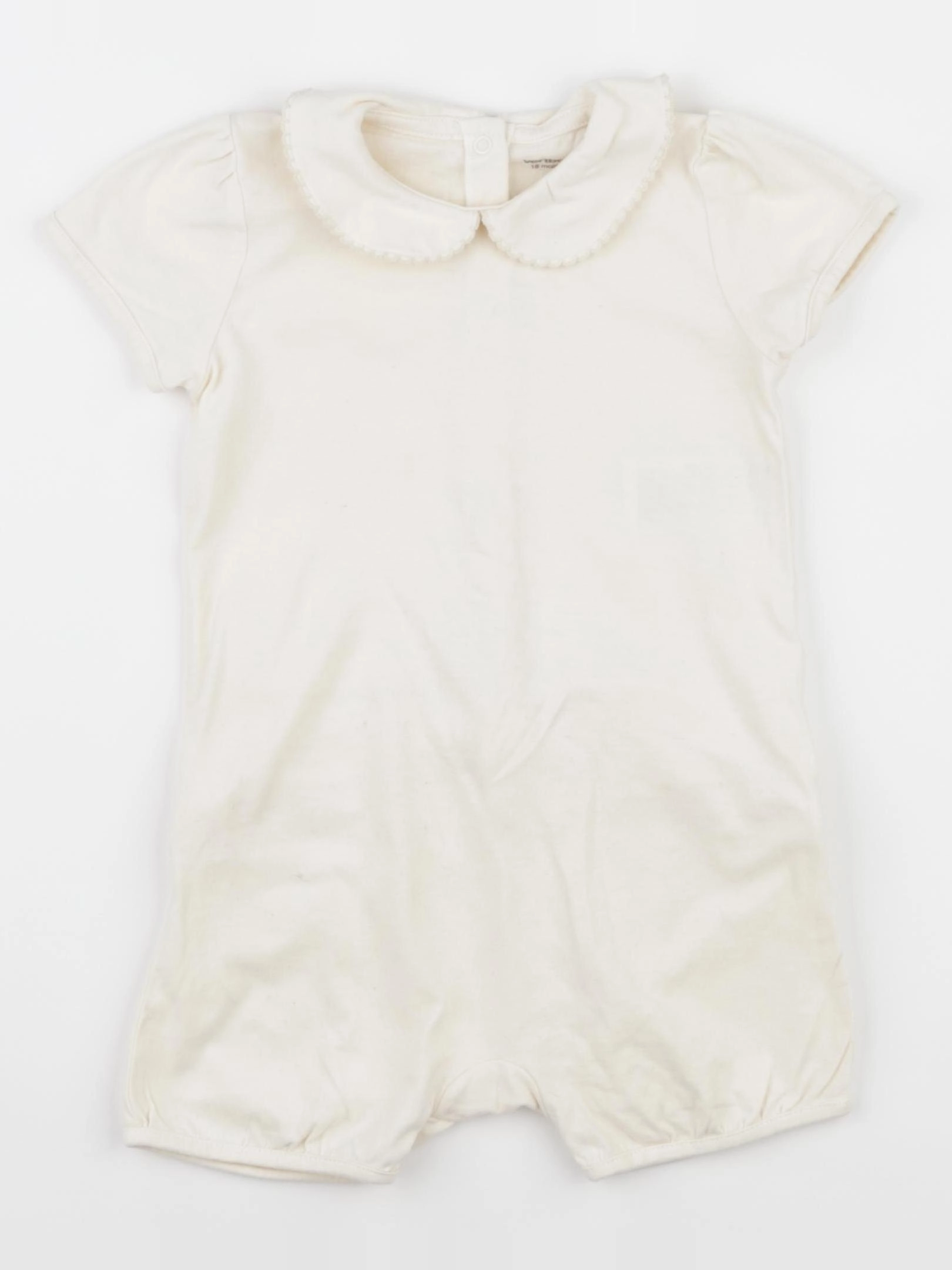 Vertbaudet - combinaison beige - 18 mois