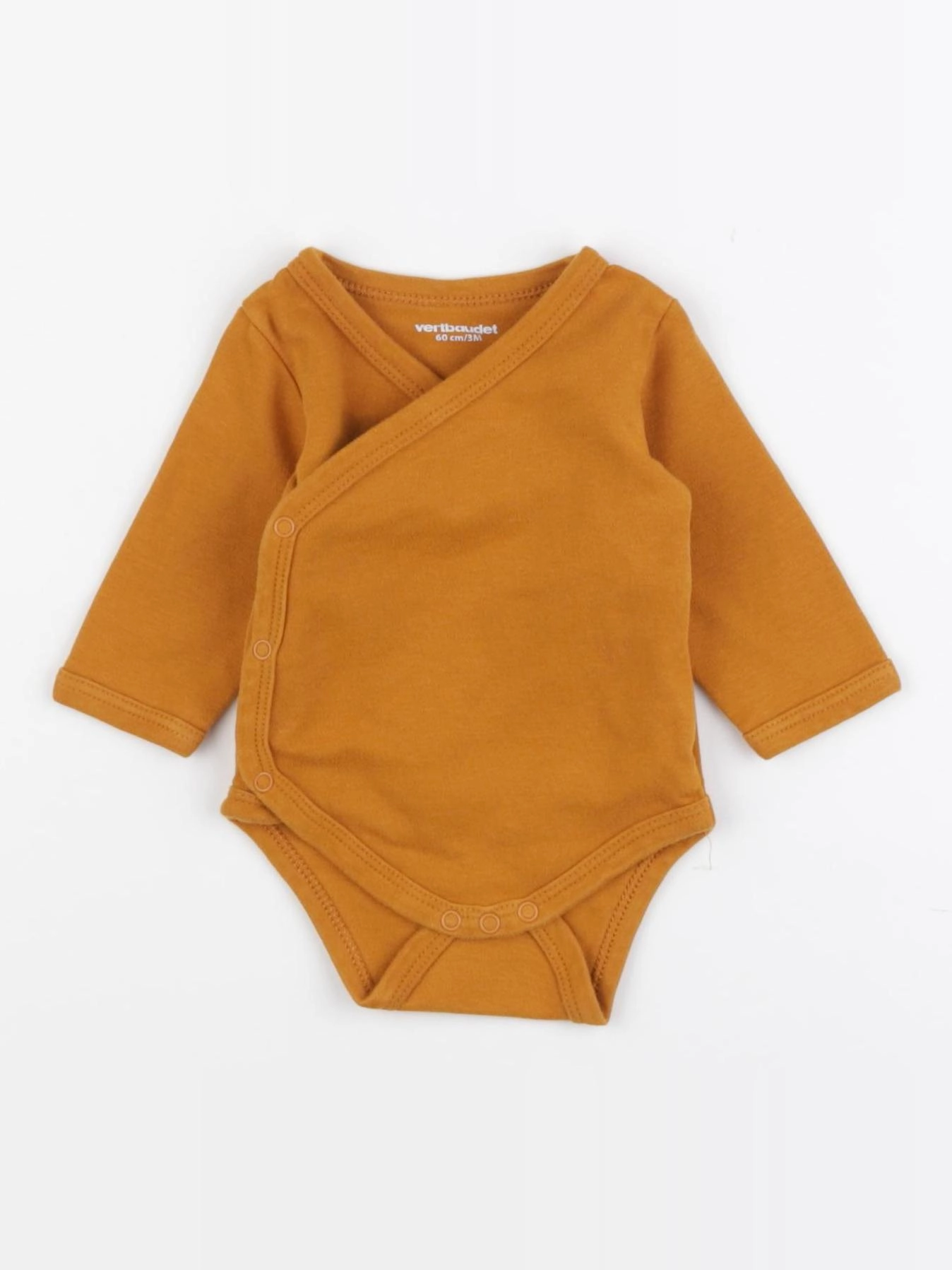 Vertbaudet - body marron - 3 mois