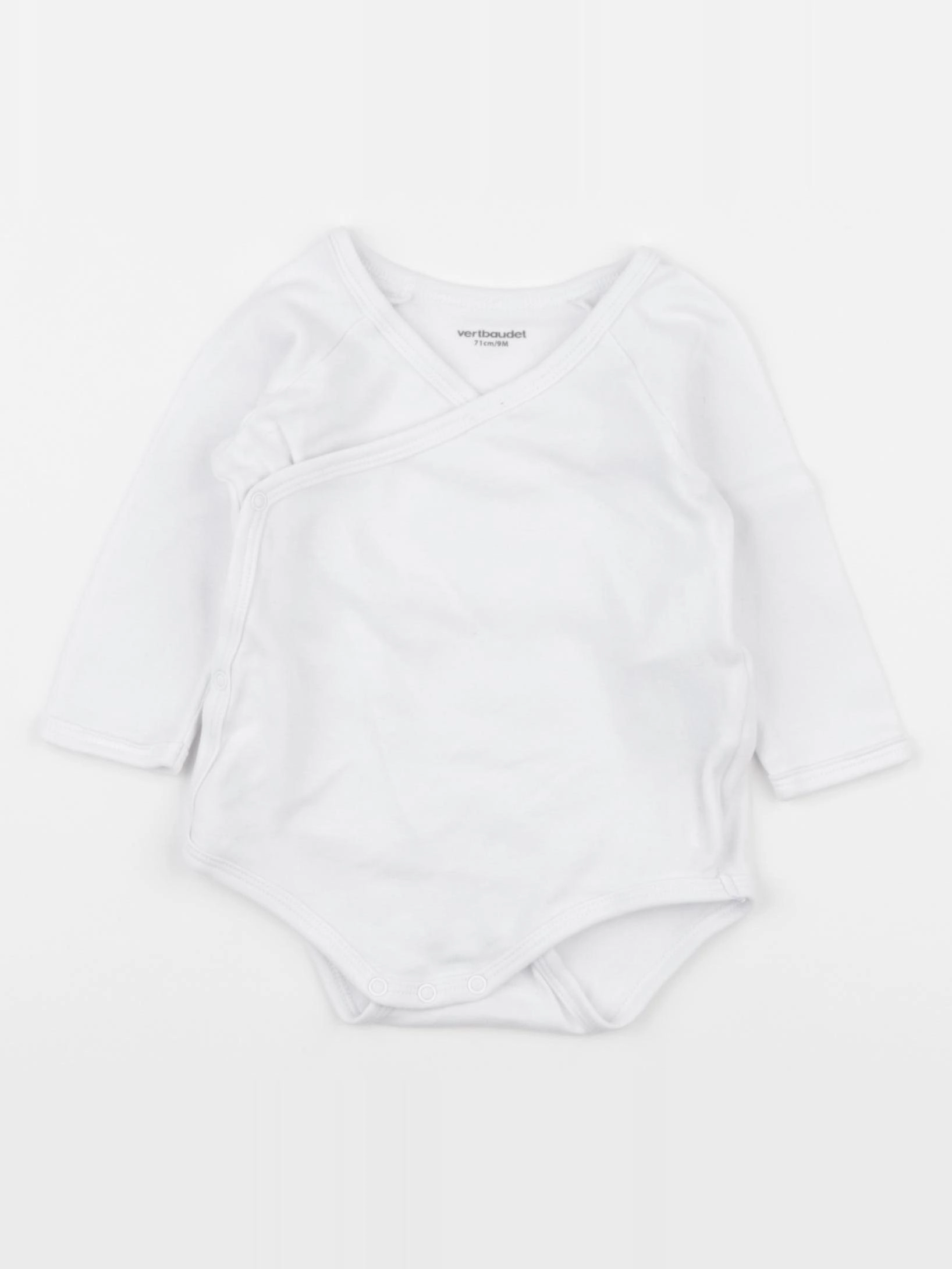 Vertbaudet - body blanc - 9 mois