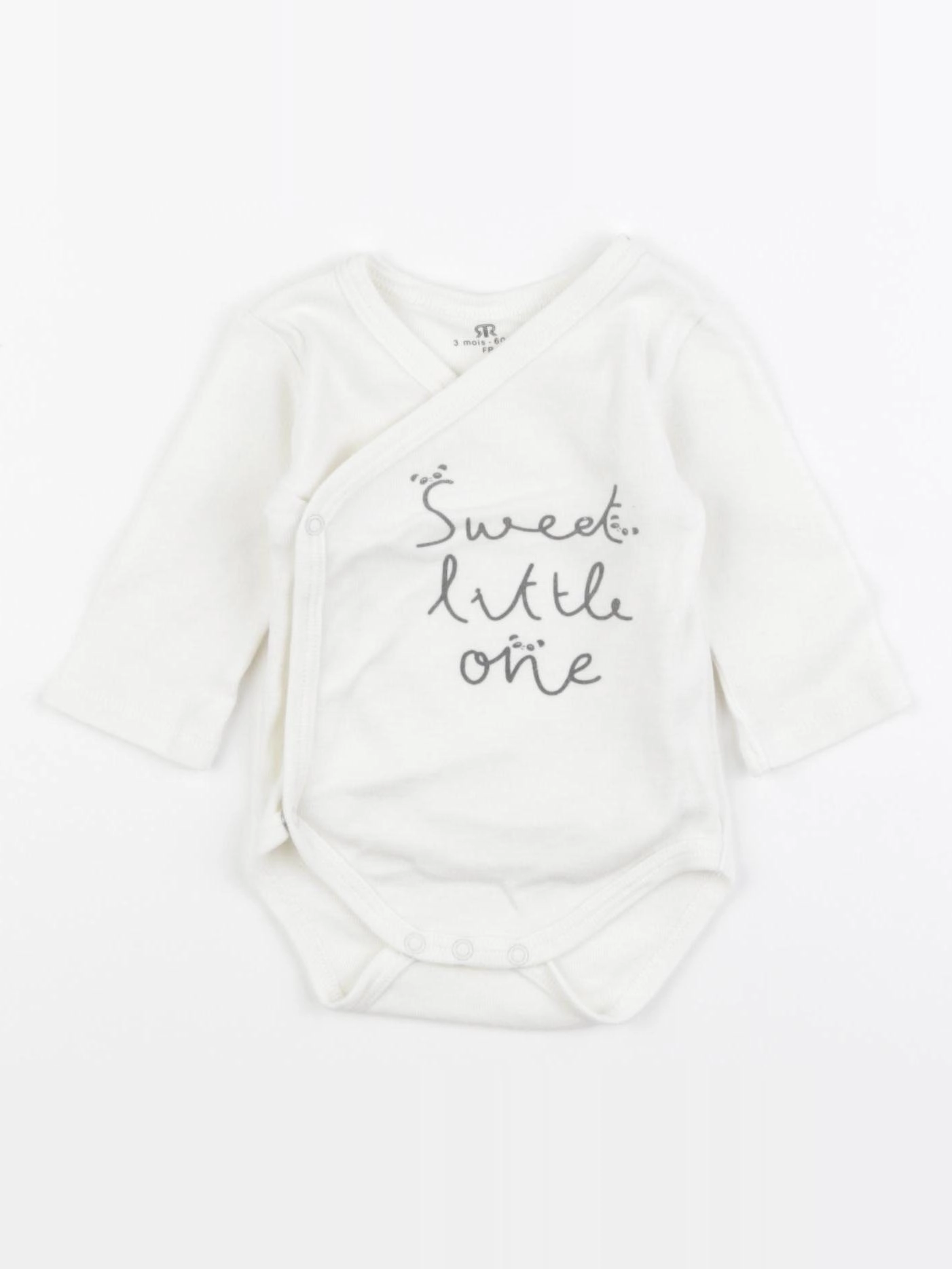 La Redoute - body blanc - 3 mois