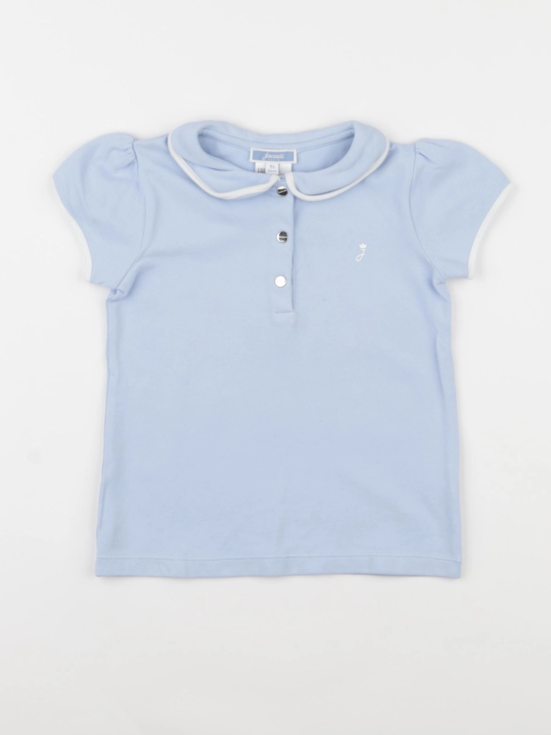 Jacadi - polo bleu - 4 ans
