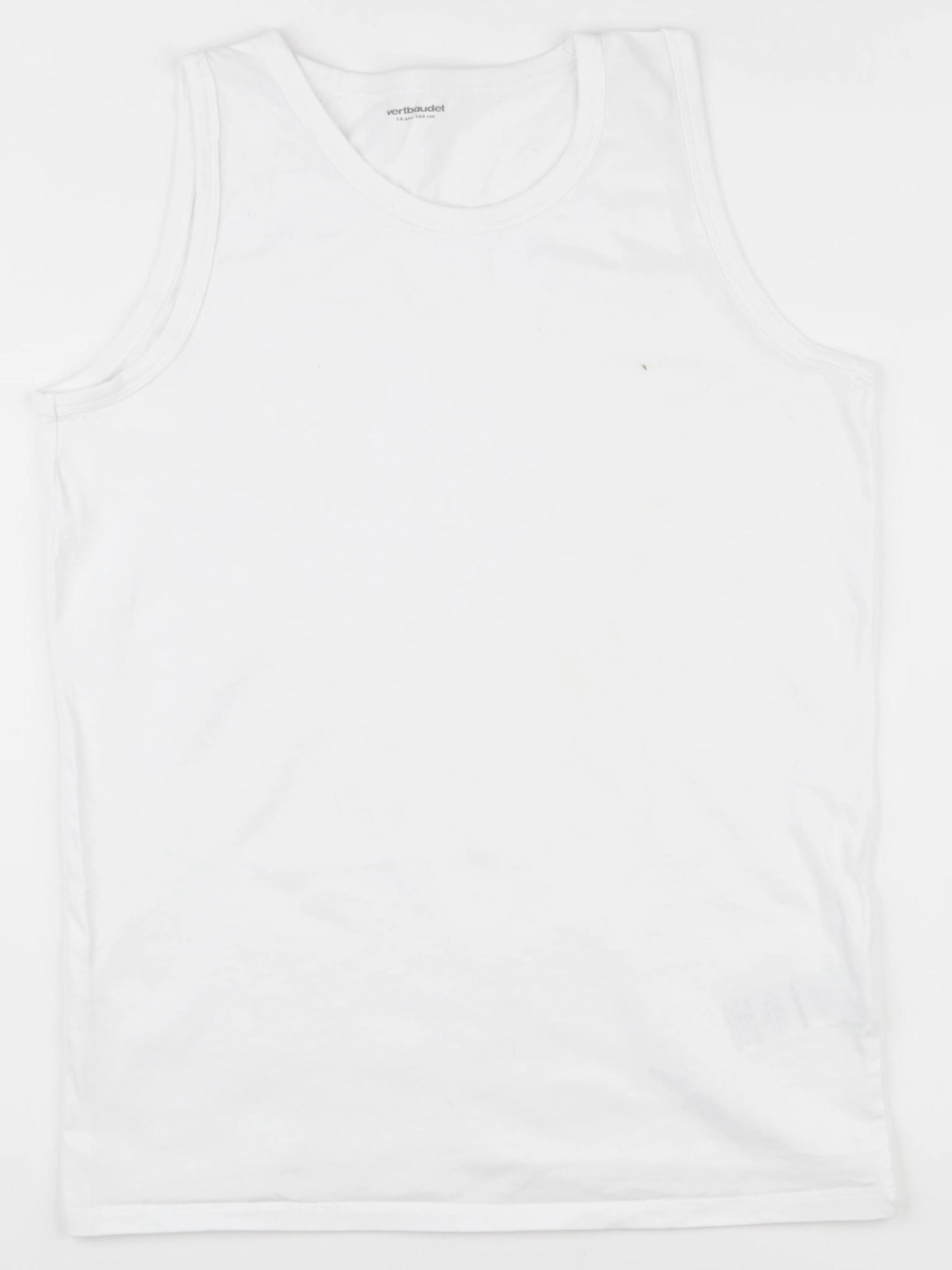 Vertbaudet - débardeur blanc - 14 ans