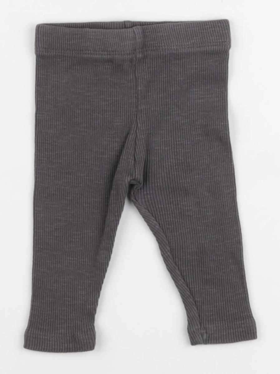Vertbaudet - legging gris - 6 mois