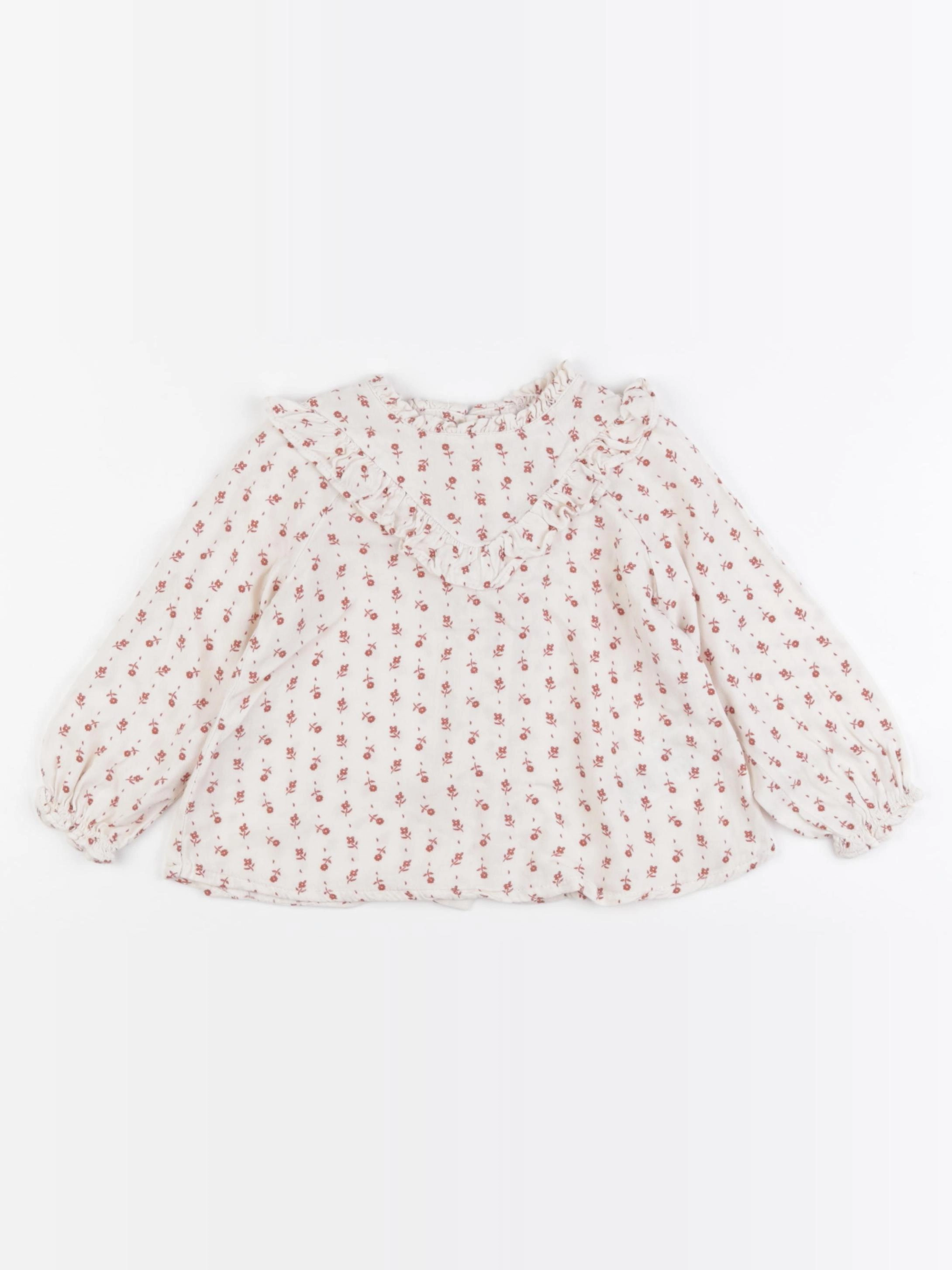 Vertbaudet - blouse beige - 24 mois