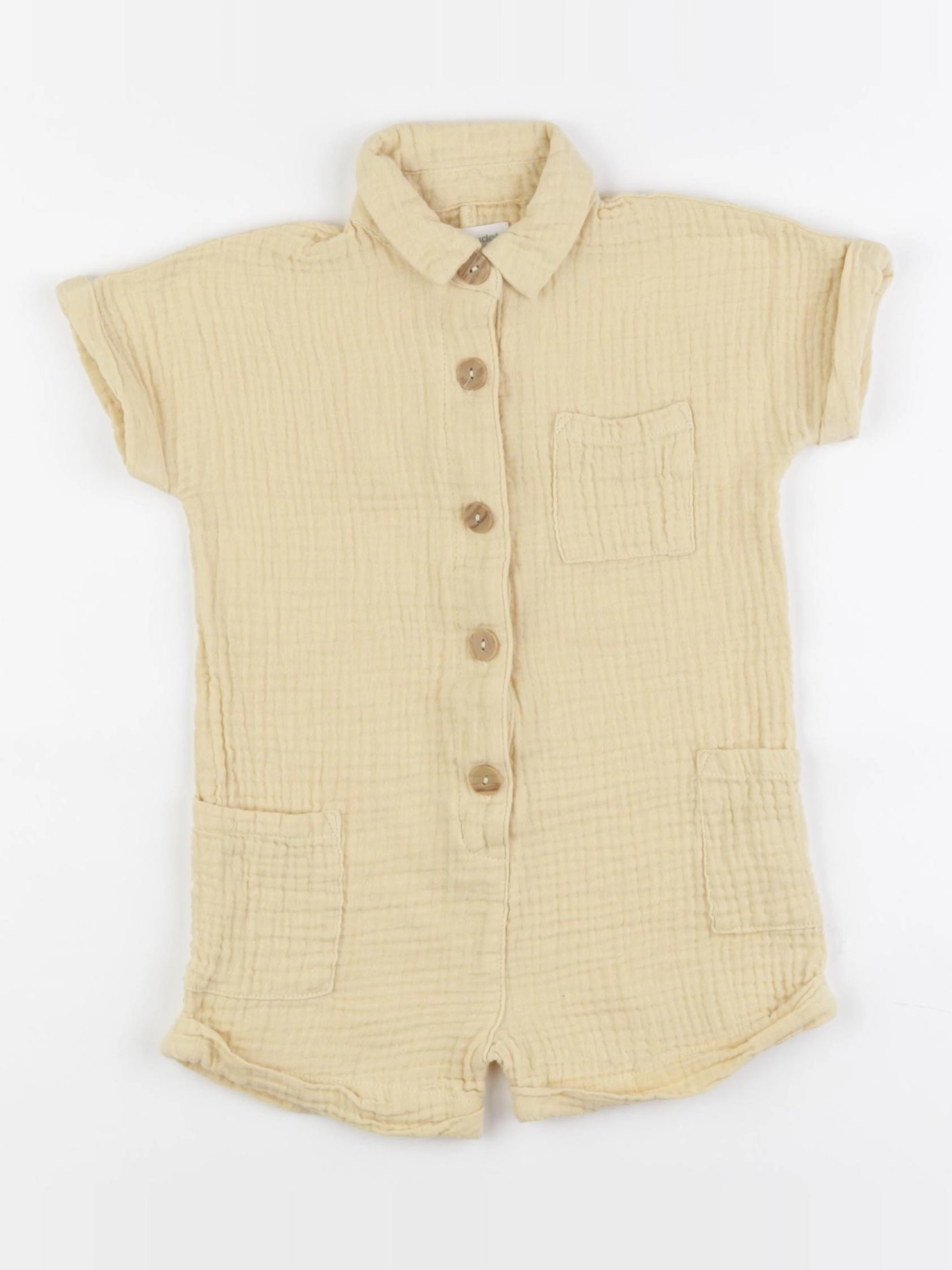 Vertbaudet - combinaison jaune - 3 ans