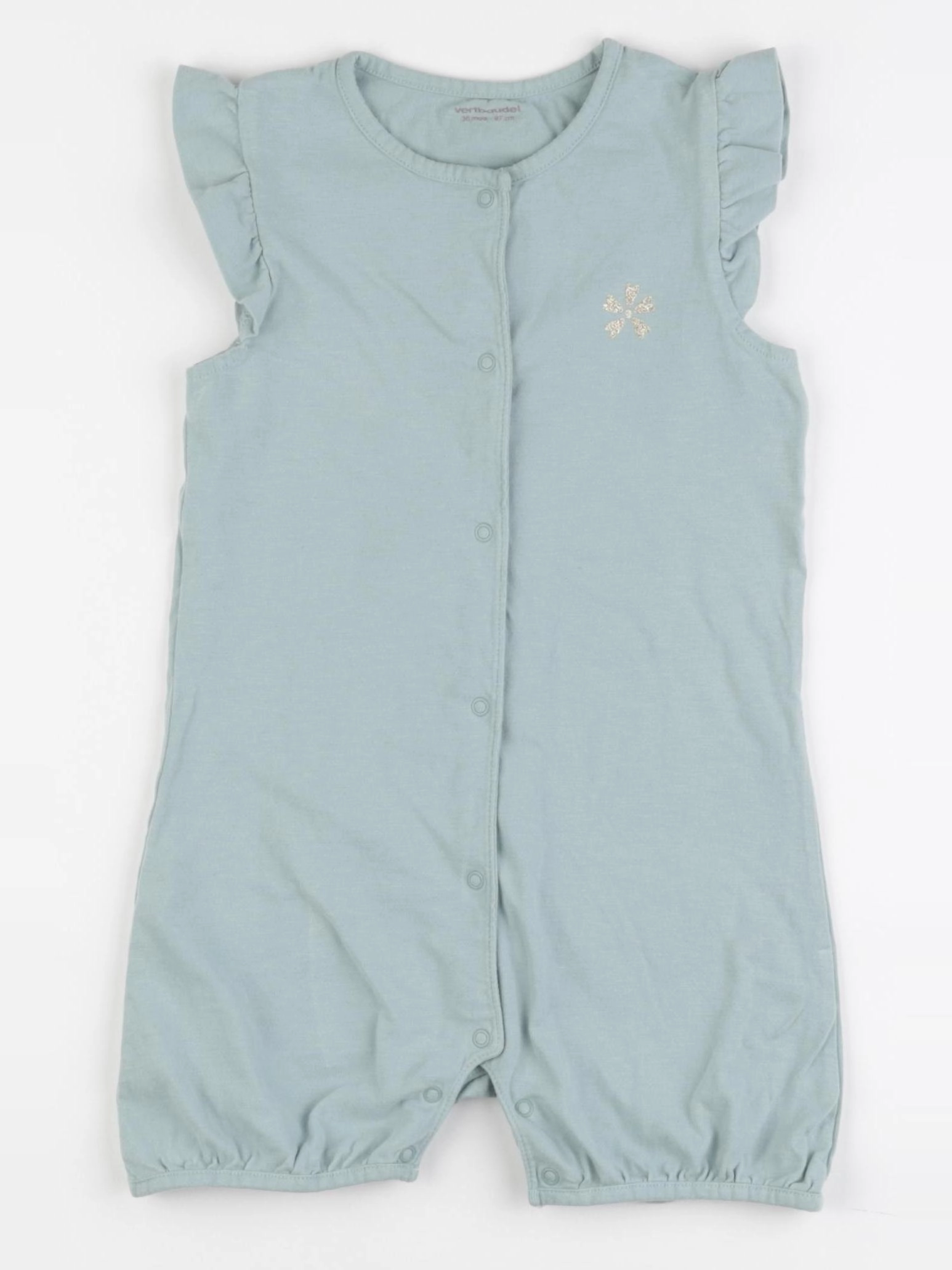 Vertbaudet - pyjama coton bleu - 36 mois