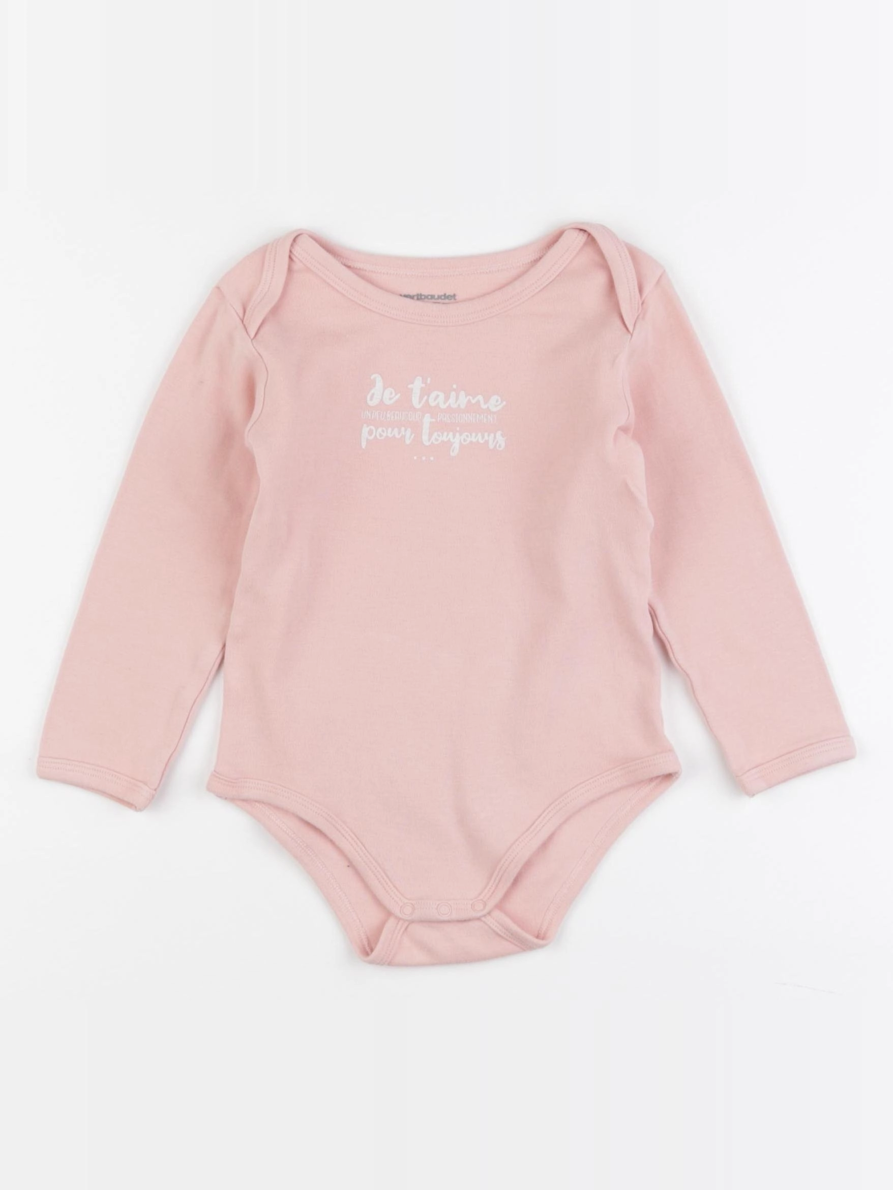 Vertbaudet - body rose - 36 mois