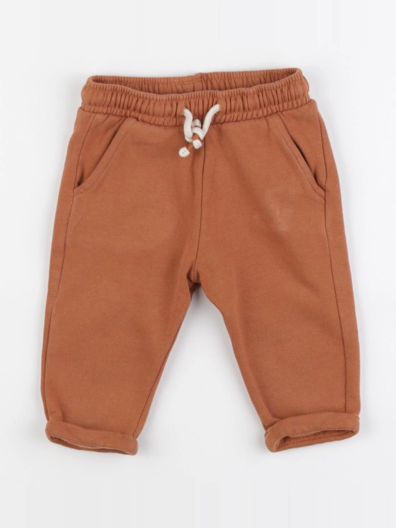 Vertbaudet - pantalon marron - 6 mois