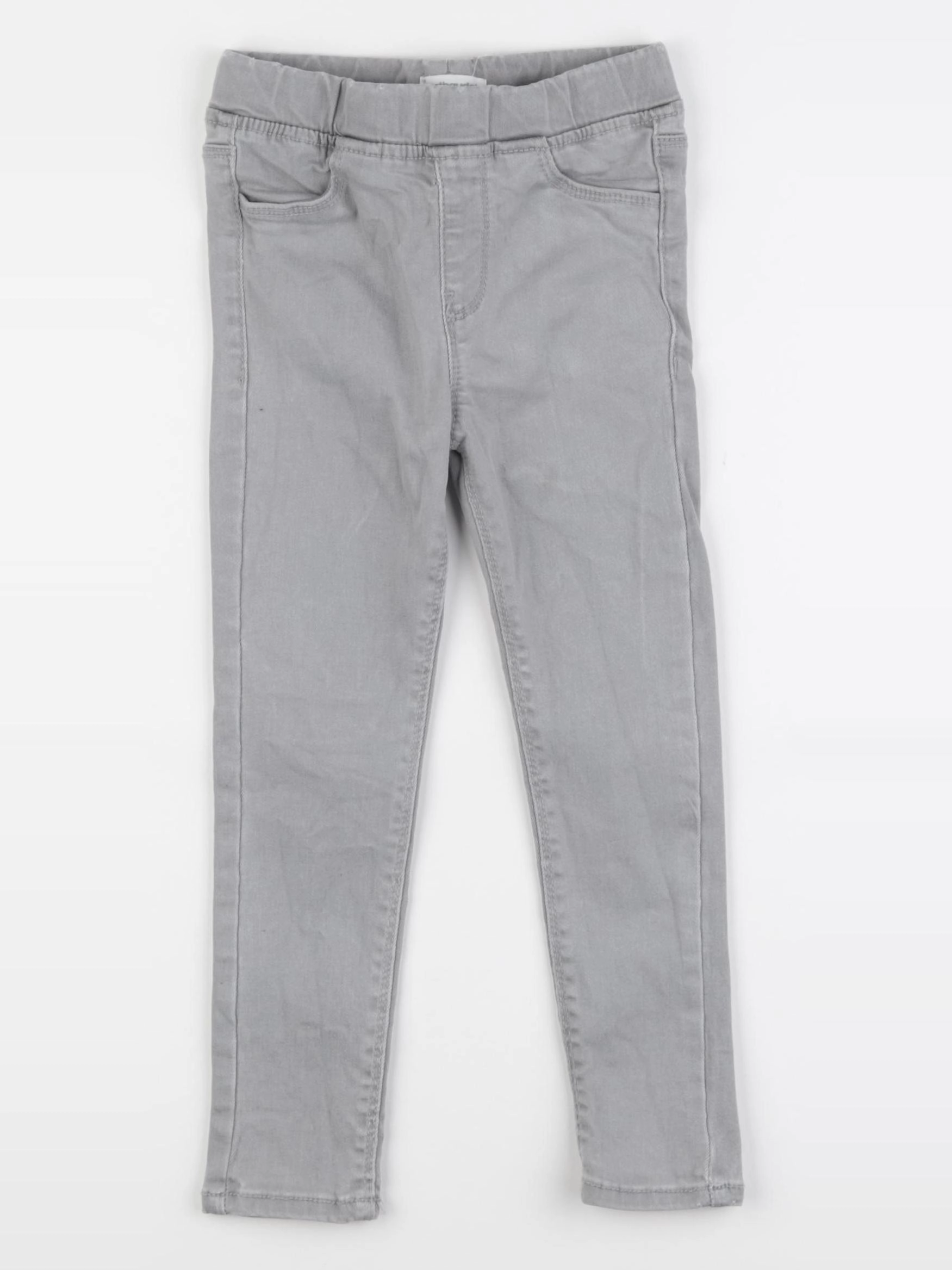 Vertbaudet - jegging gris - 4 ans