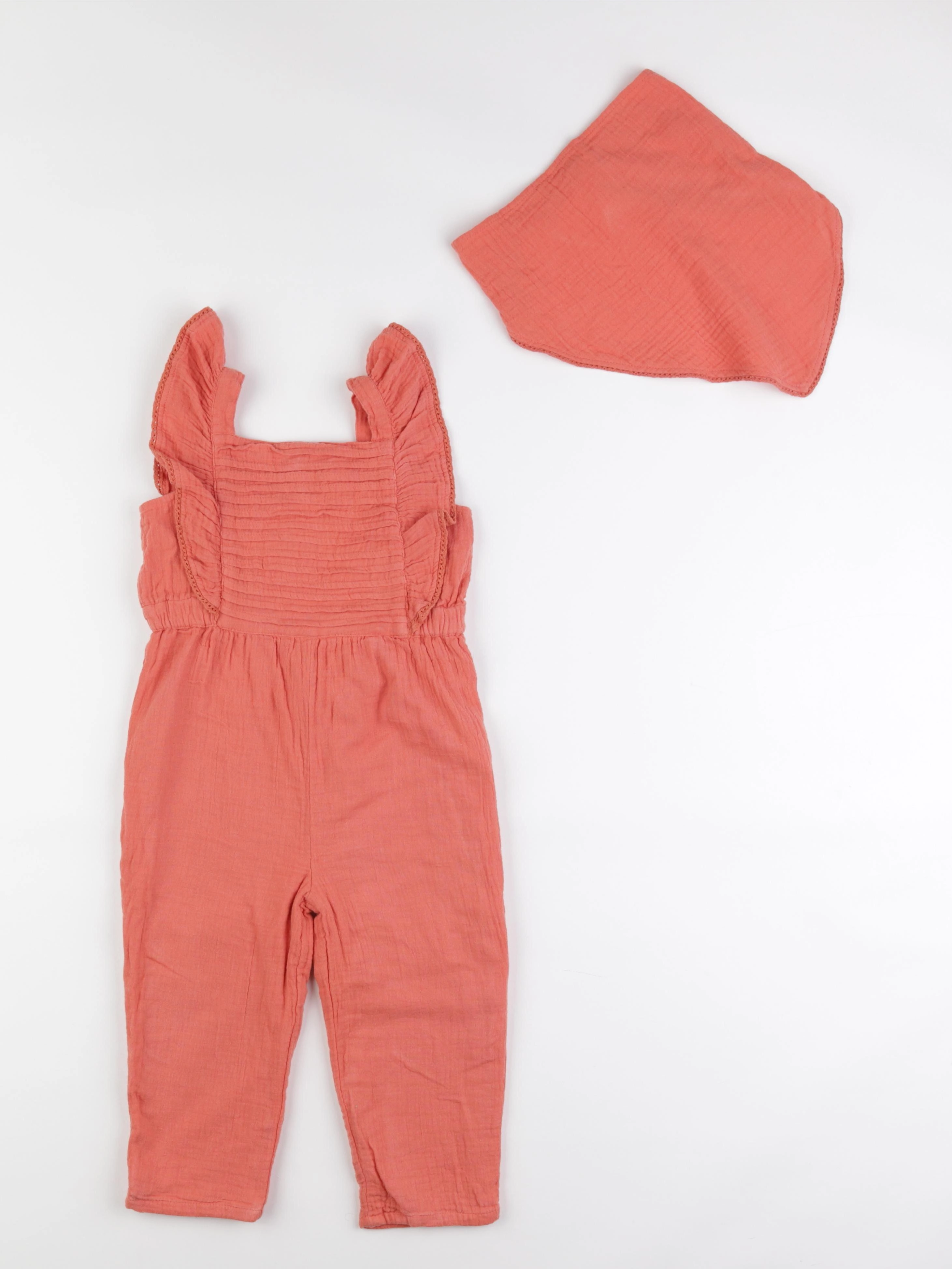 Boutchou - combinaison orange - 24 mois