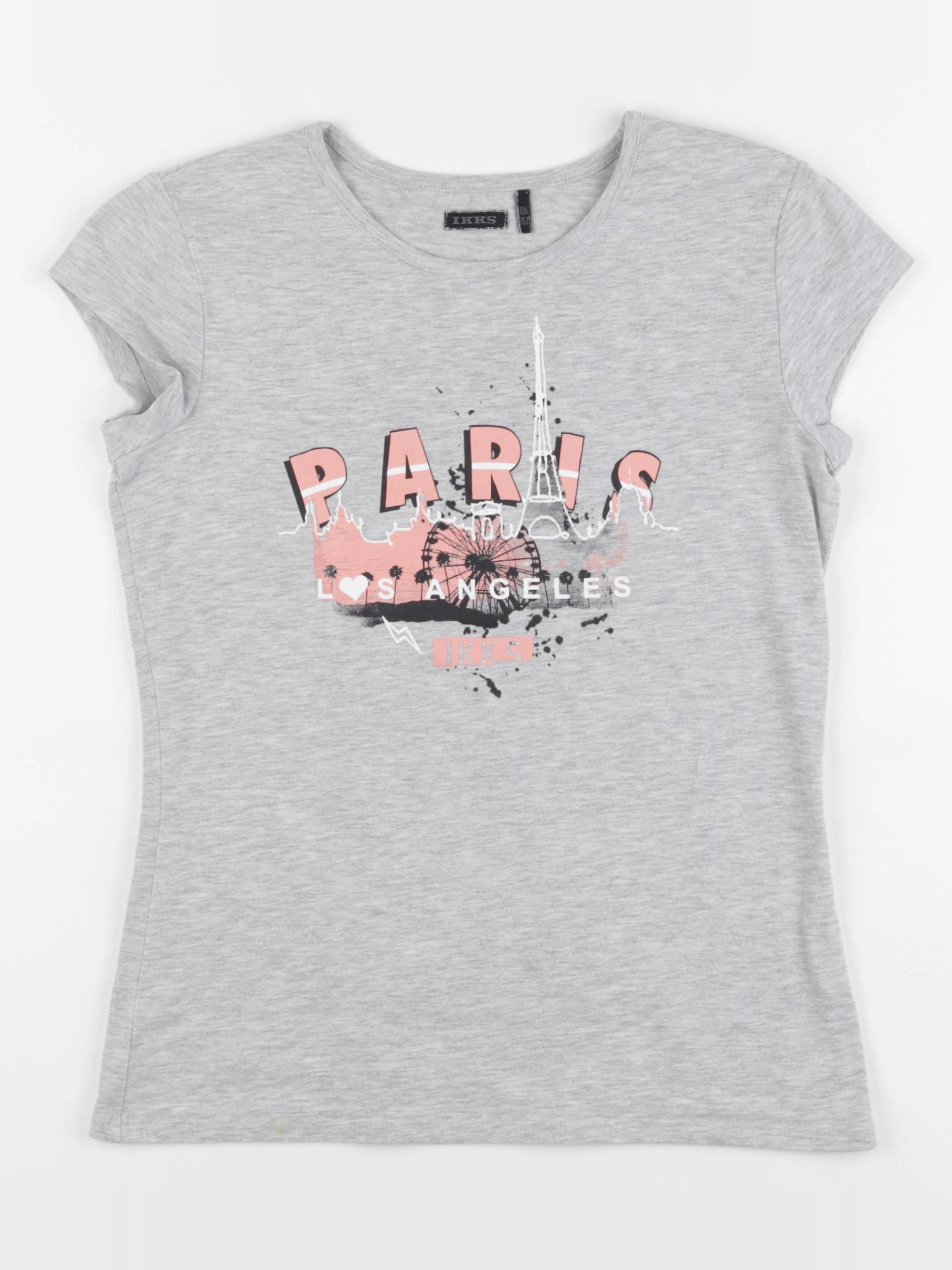 IKKS - tee-shirt gris - 12 ans
