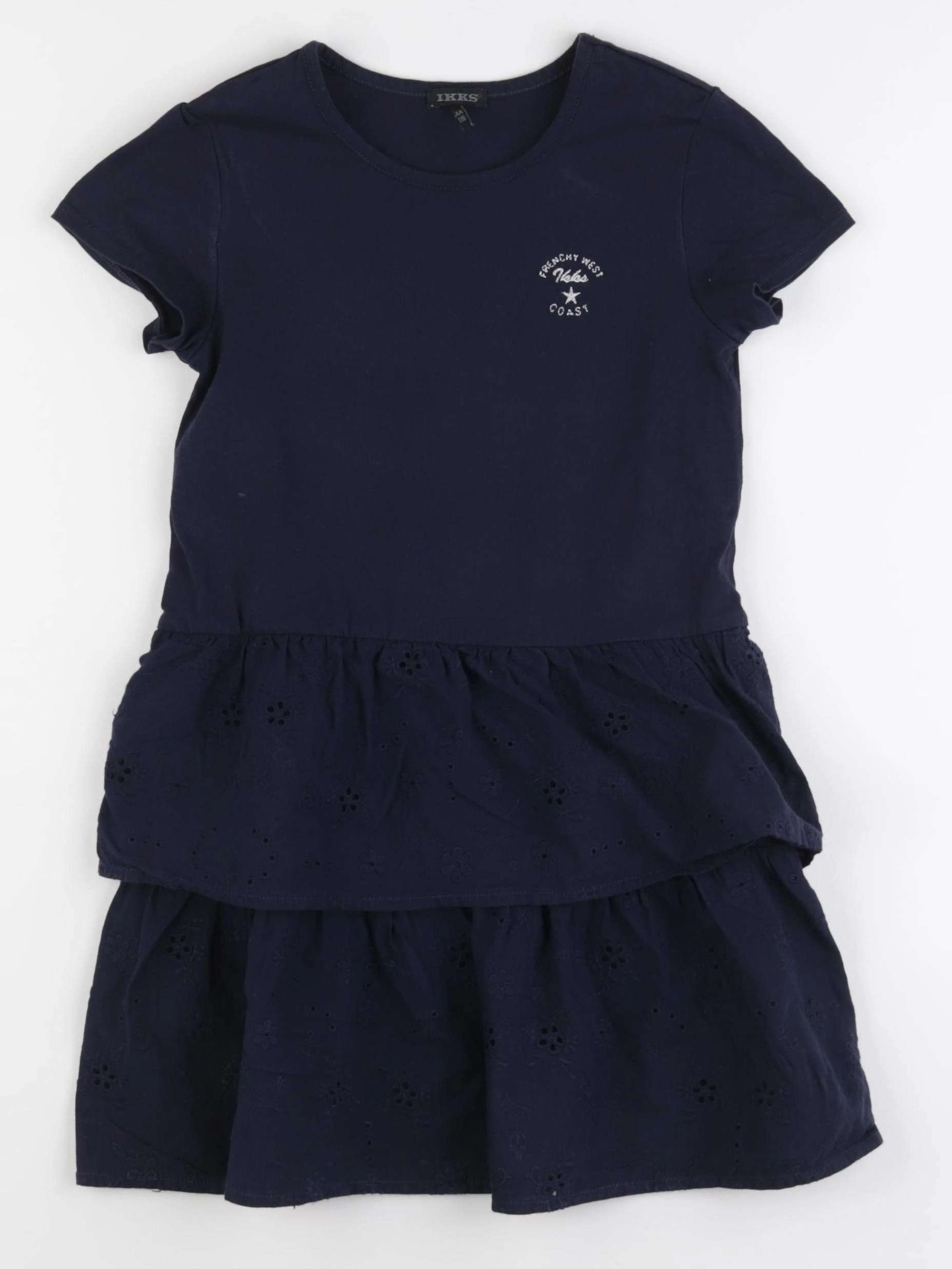 IKKS - robe bleu - 6 ans