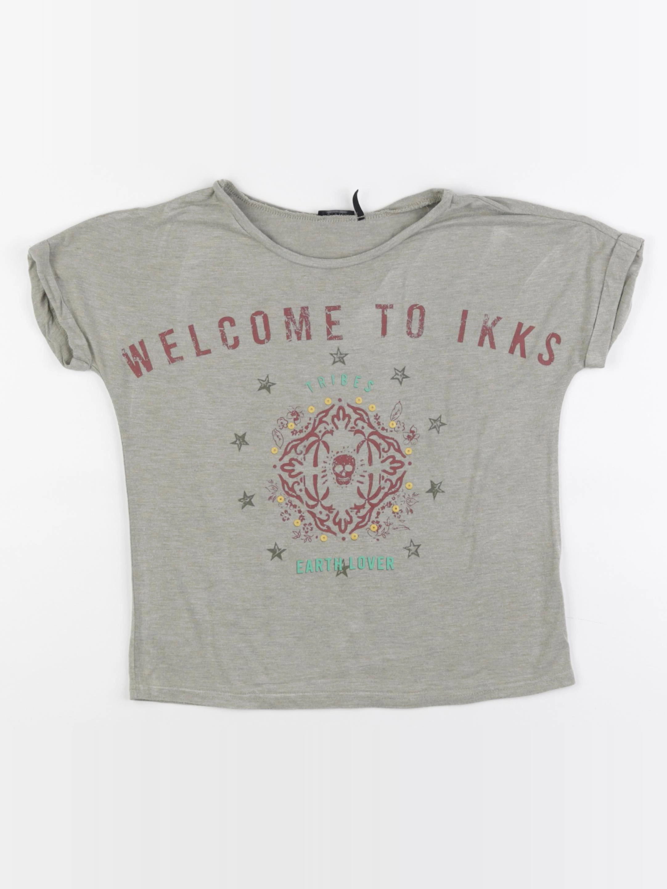 IKKS - tee-shirt vert - 10 ans