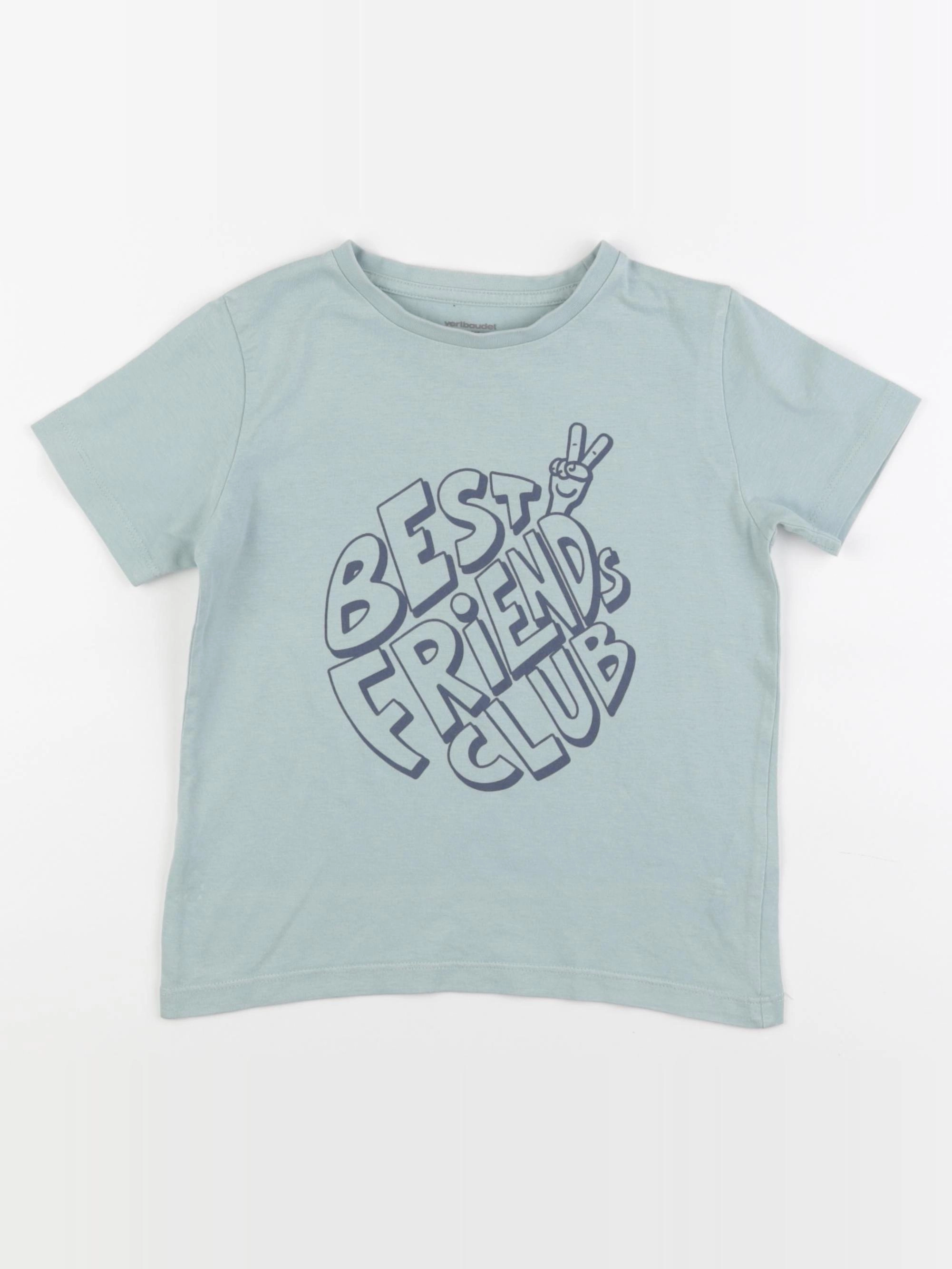 Vertbaudet - tee-shirt vert - 6 ans