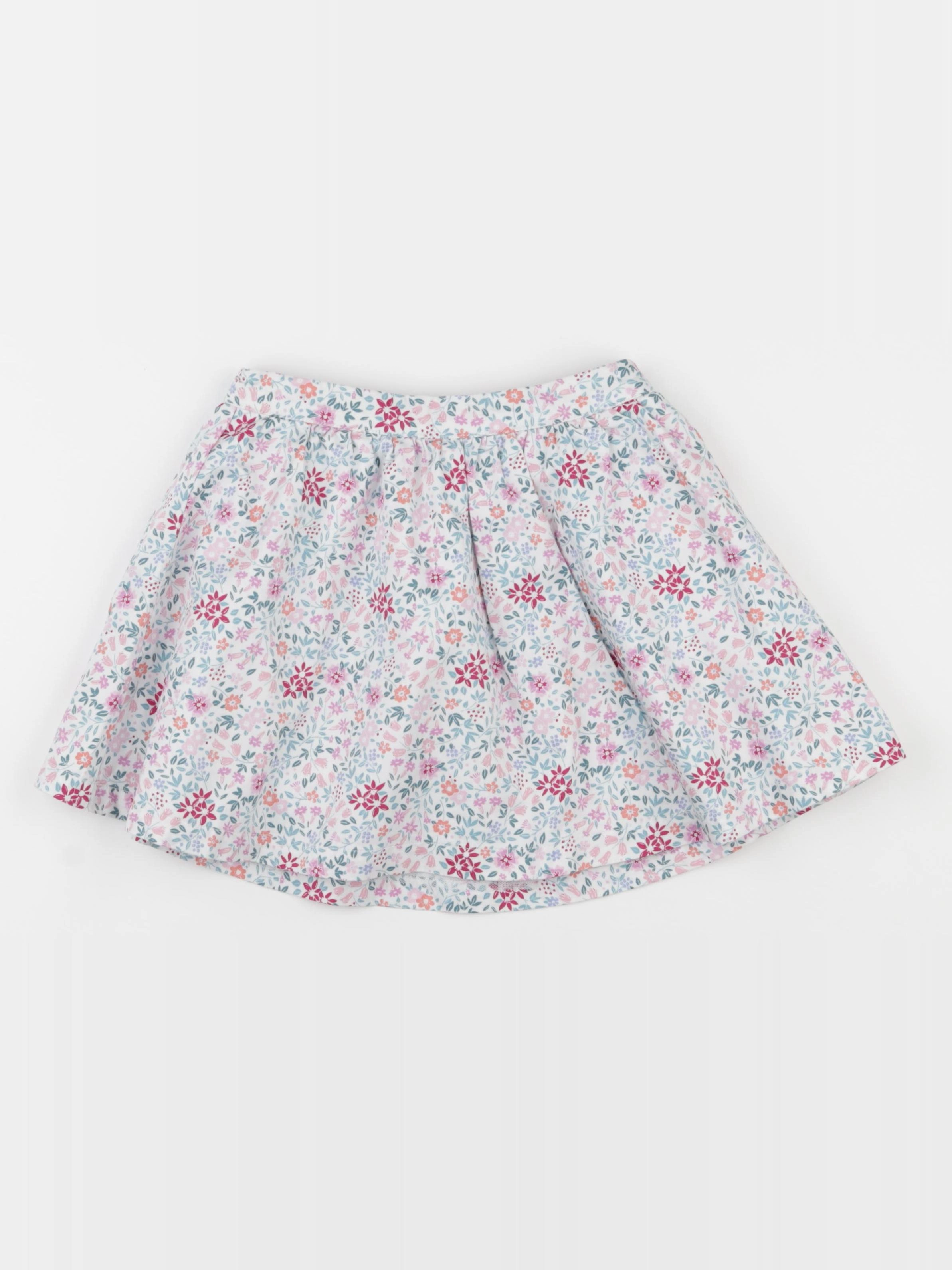 Vertbaudet - jupe blanc - 7 ans