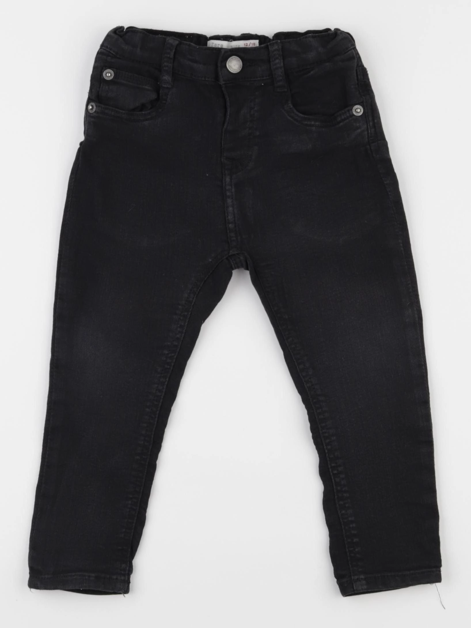 Zara - jean noir - 12/18 mois