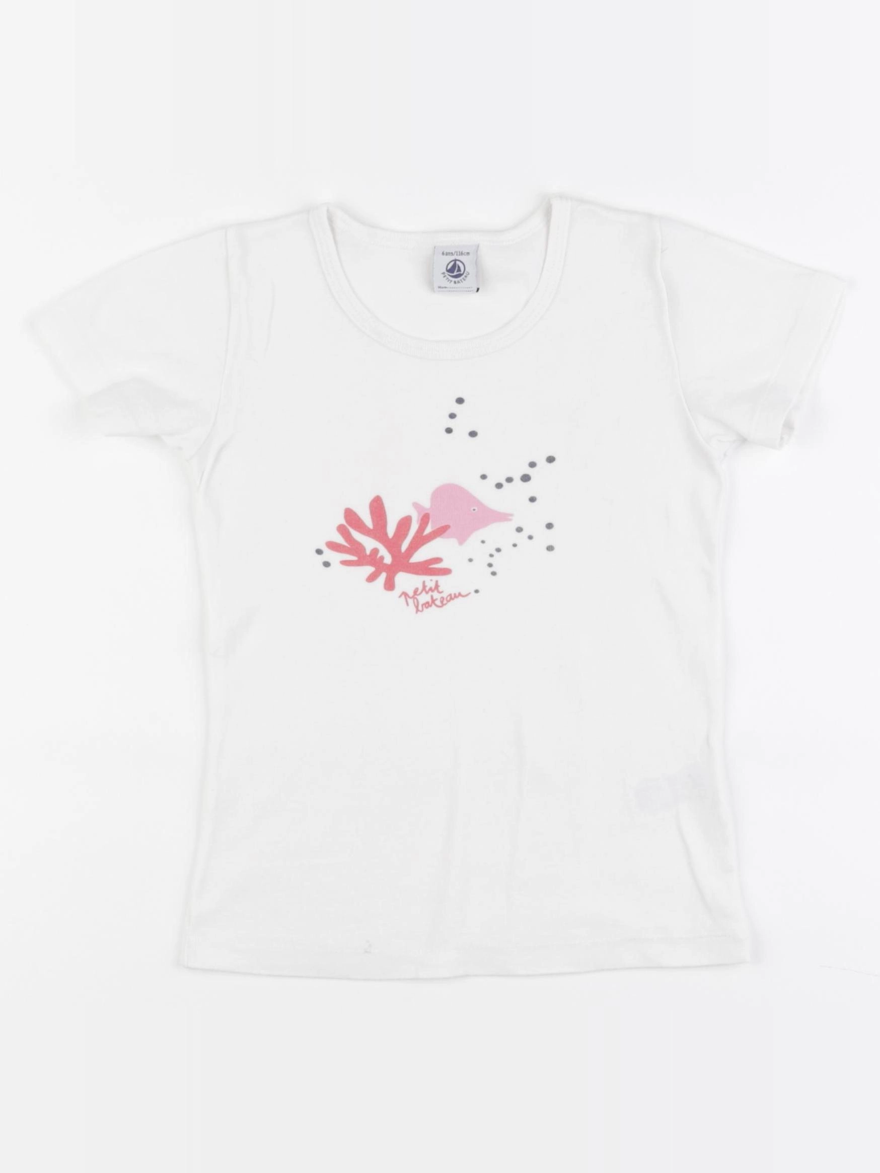 Petit Bateau - maillot de corps blanc - 6 ans