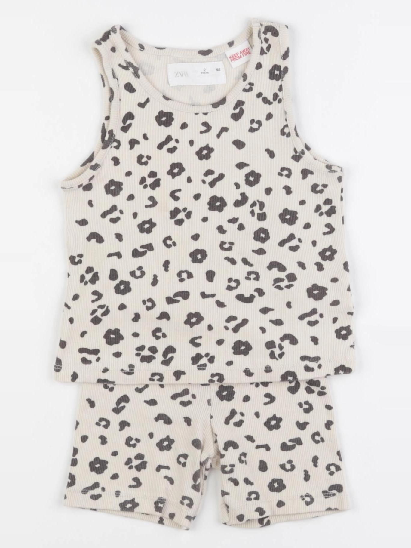 Zara - ensemble noir, beige - 2 ans