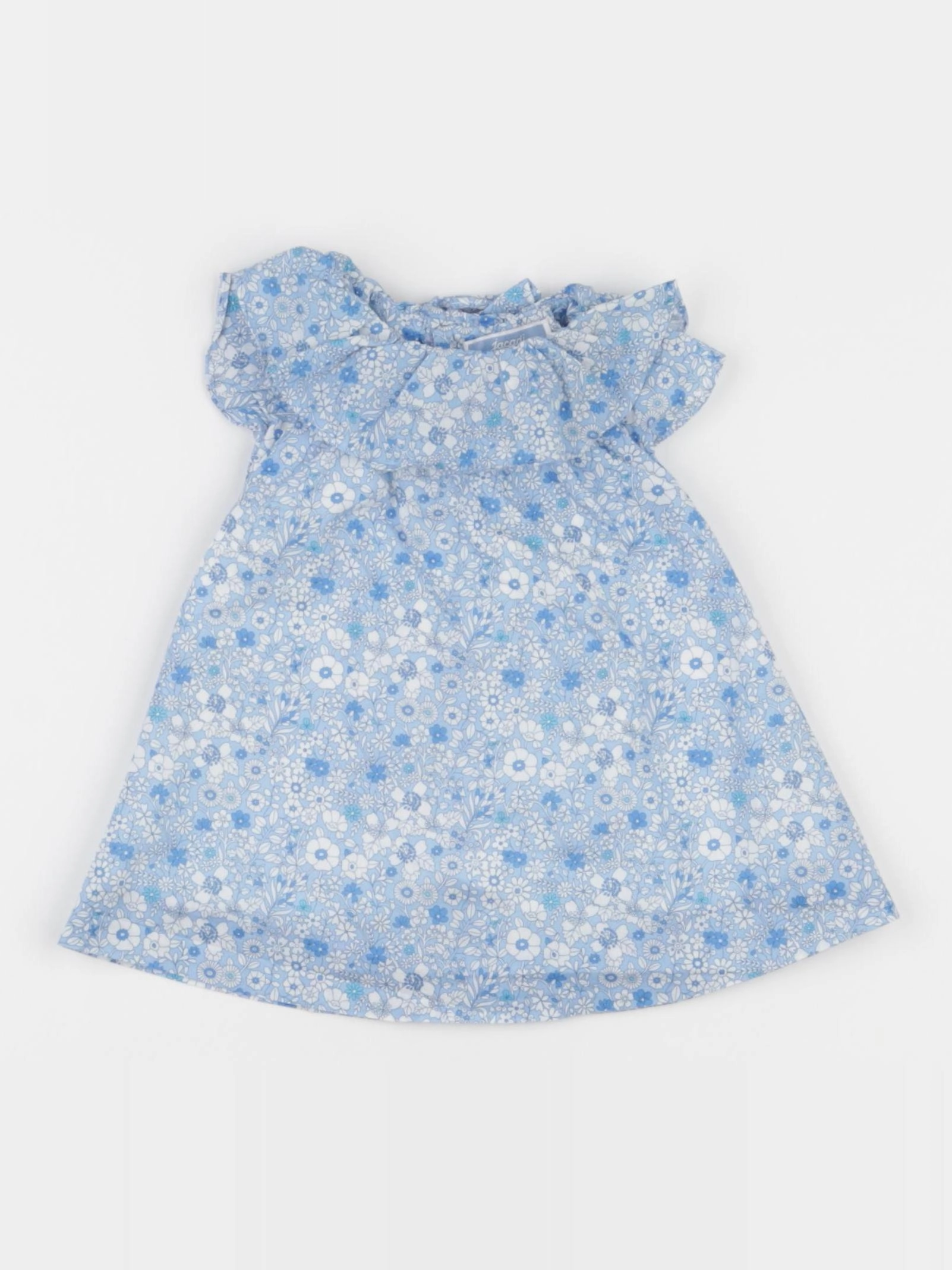 Jacadi - robe liberty bleu - 3 mois