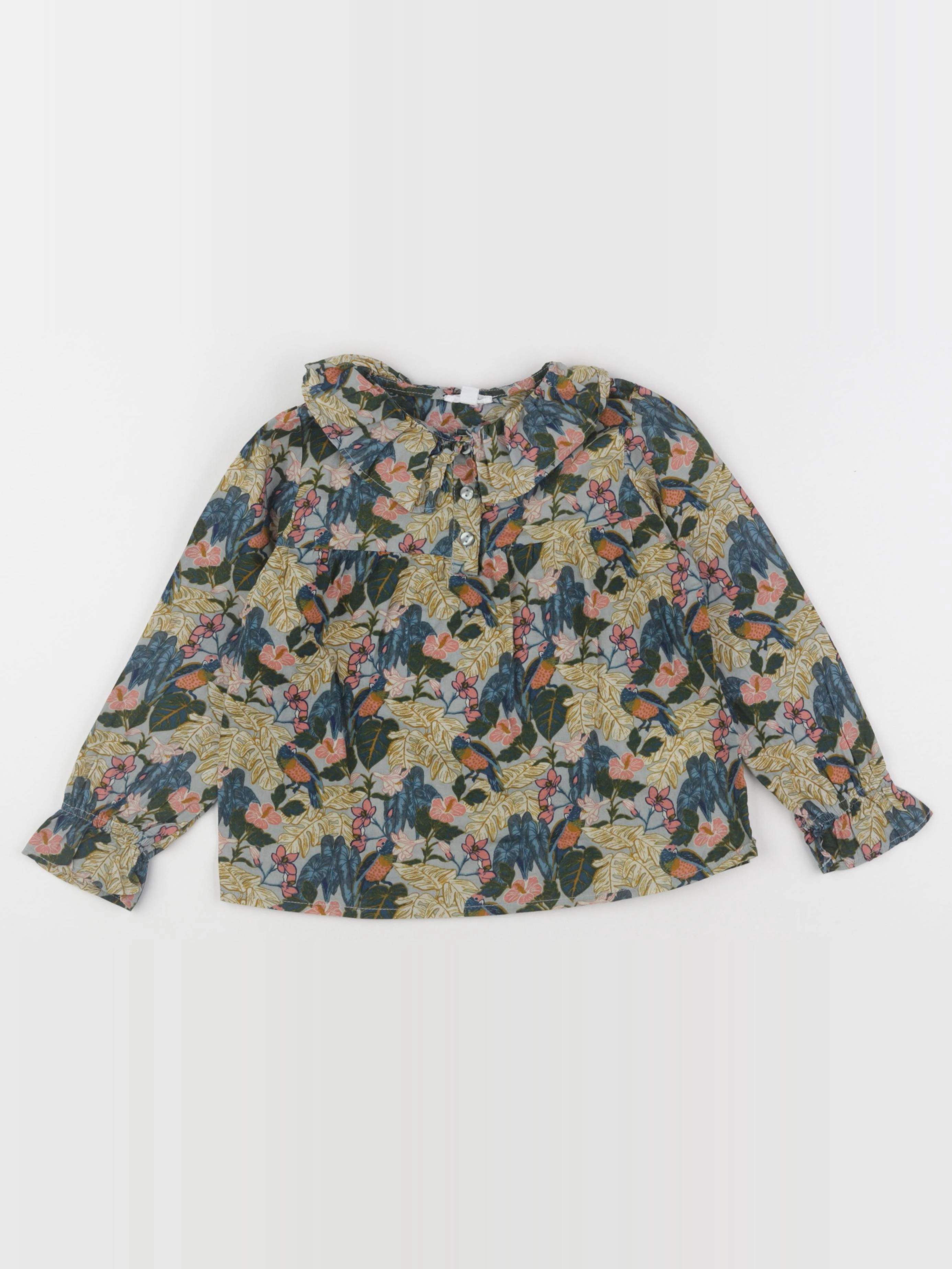 Vertbaudet - blouse vert - 6 ans