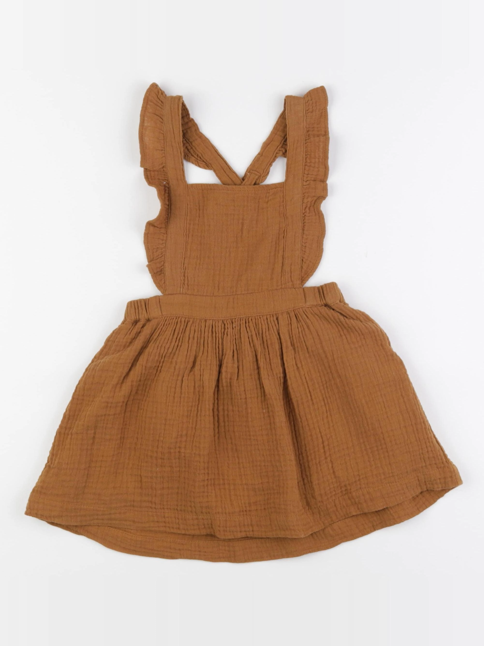 Vertbaudet - robe marron - 36 mois