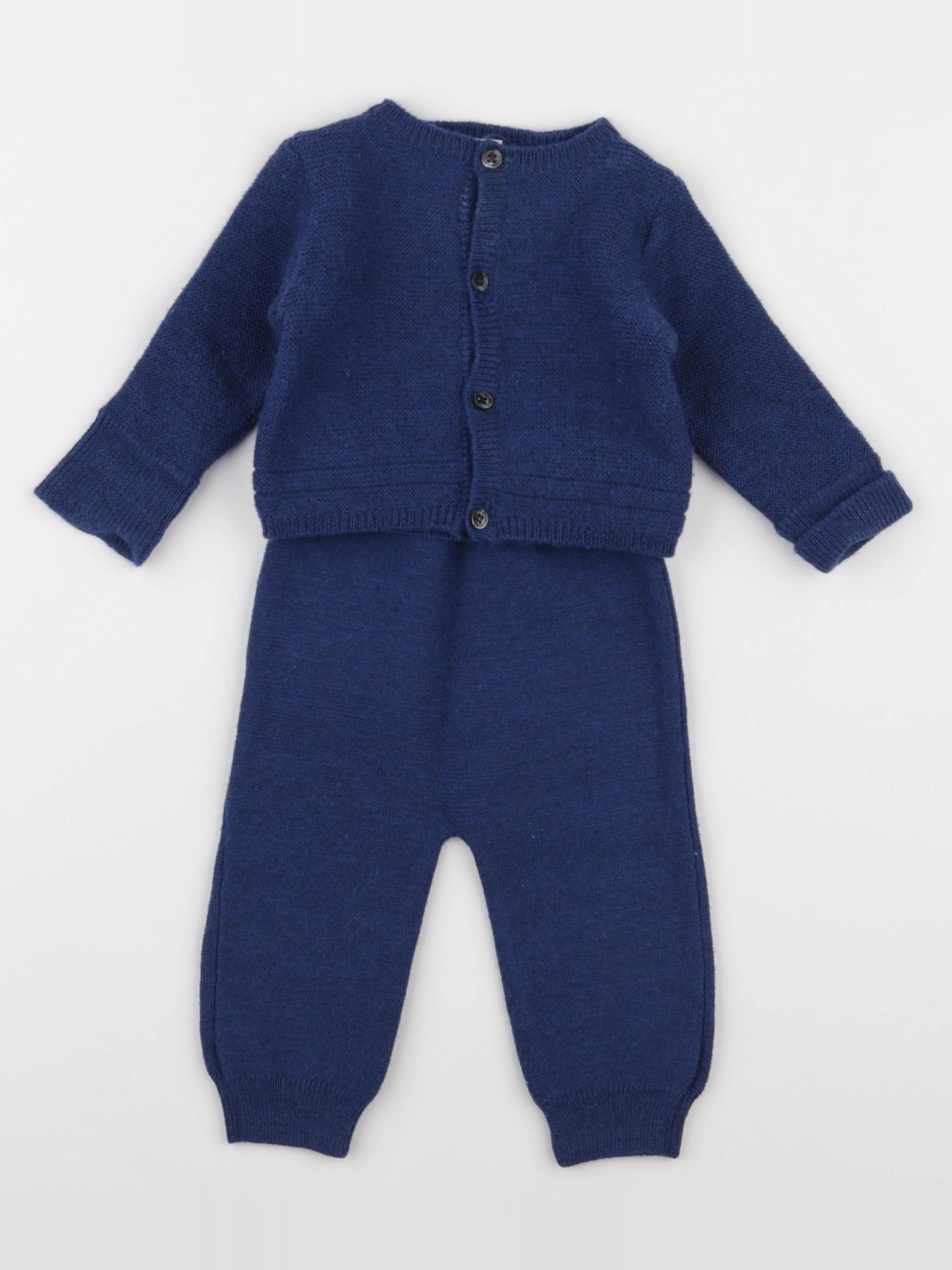 Molli - ensemble bleu - 6/12 mois