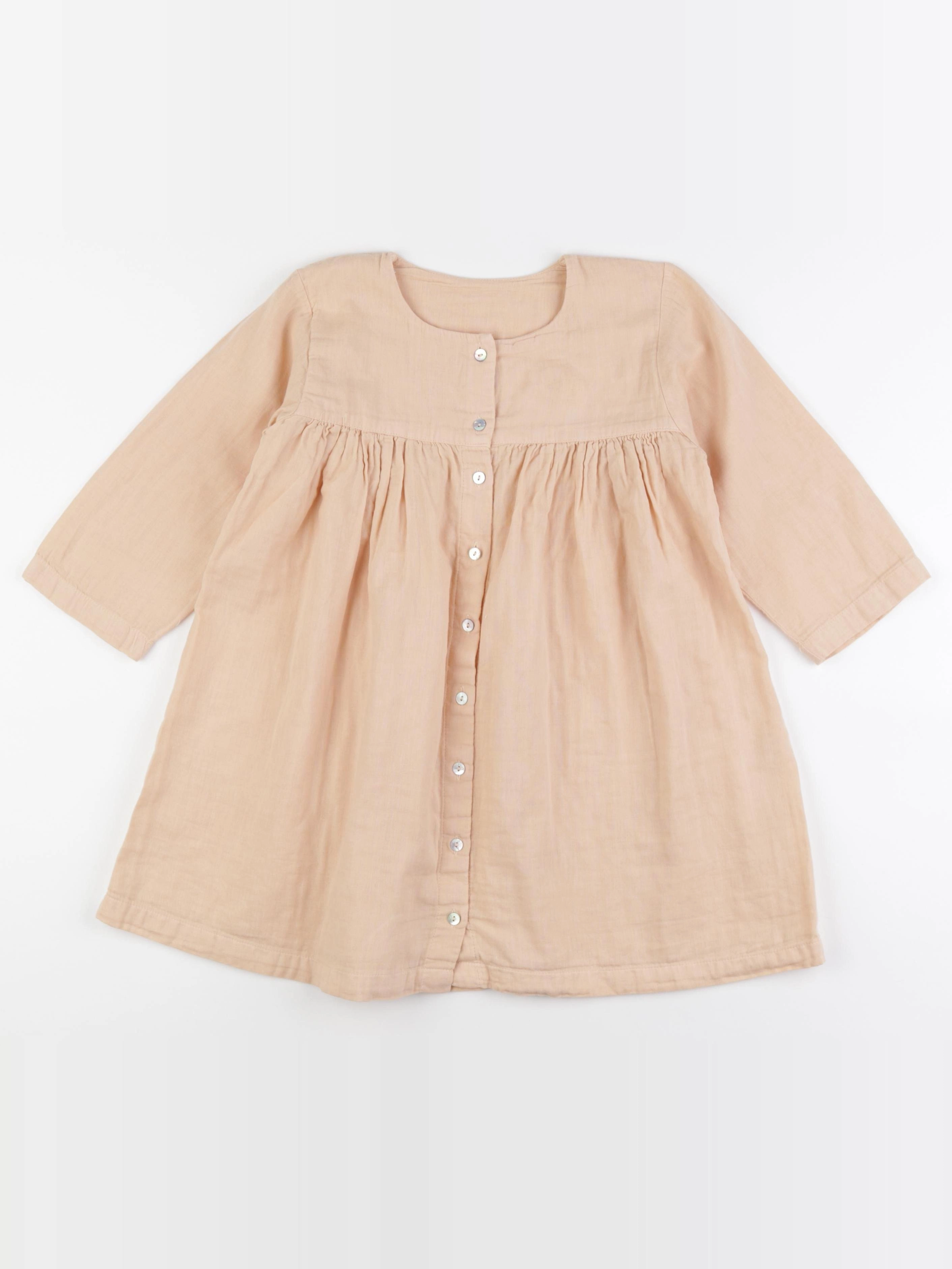 Poudre Organic - robe orange - 6 ans