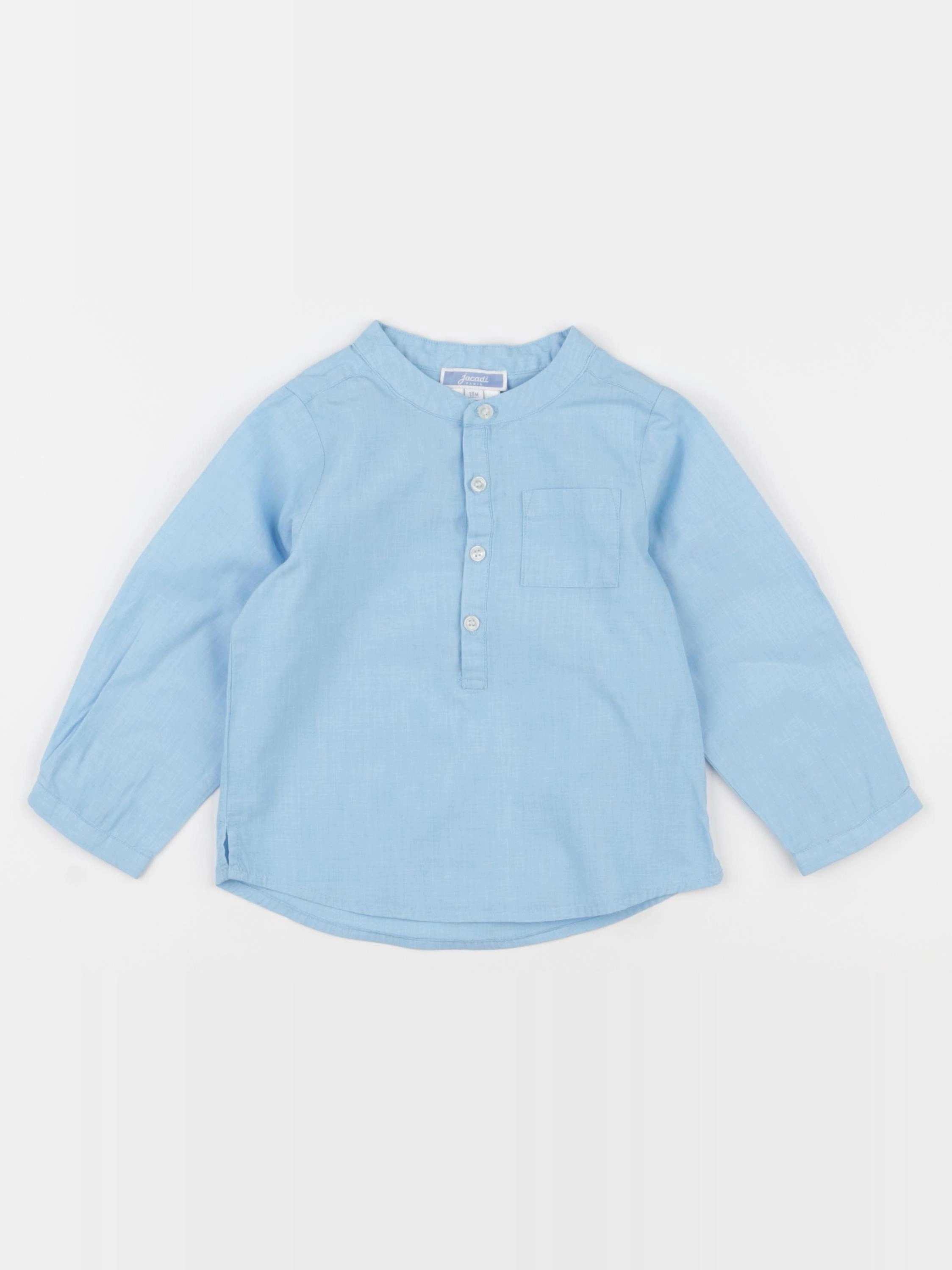 Jacadi - chemise bleu - 18 mois
