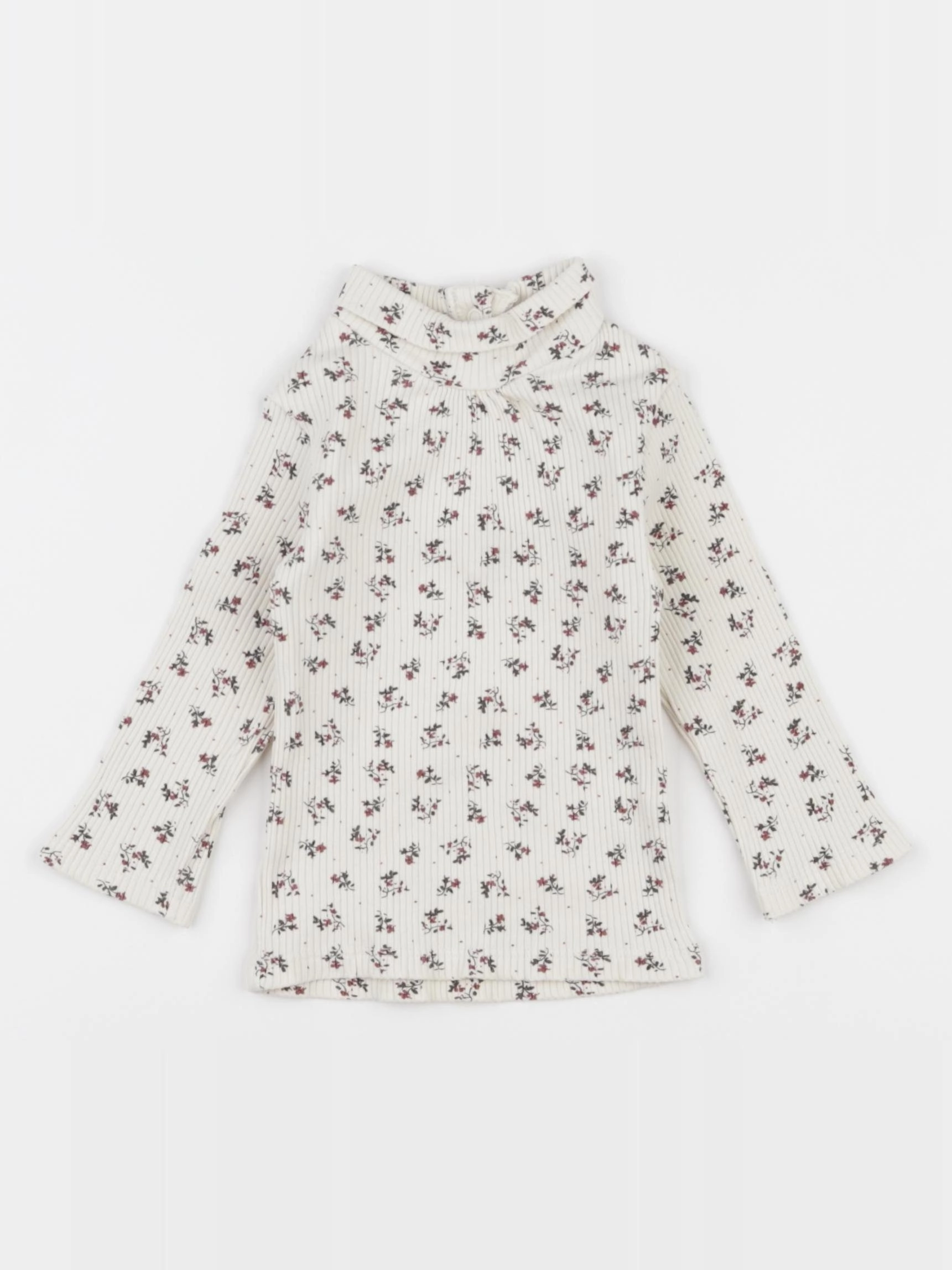 Vertbaudet - sous-pull blanc - 9 mois