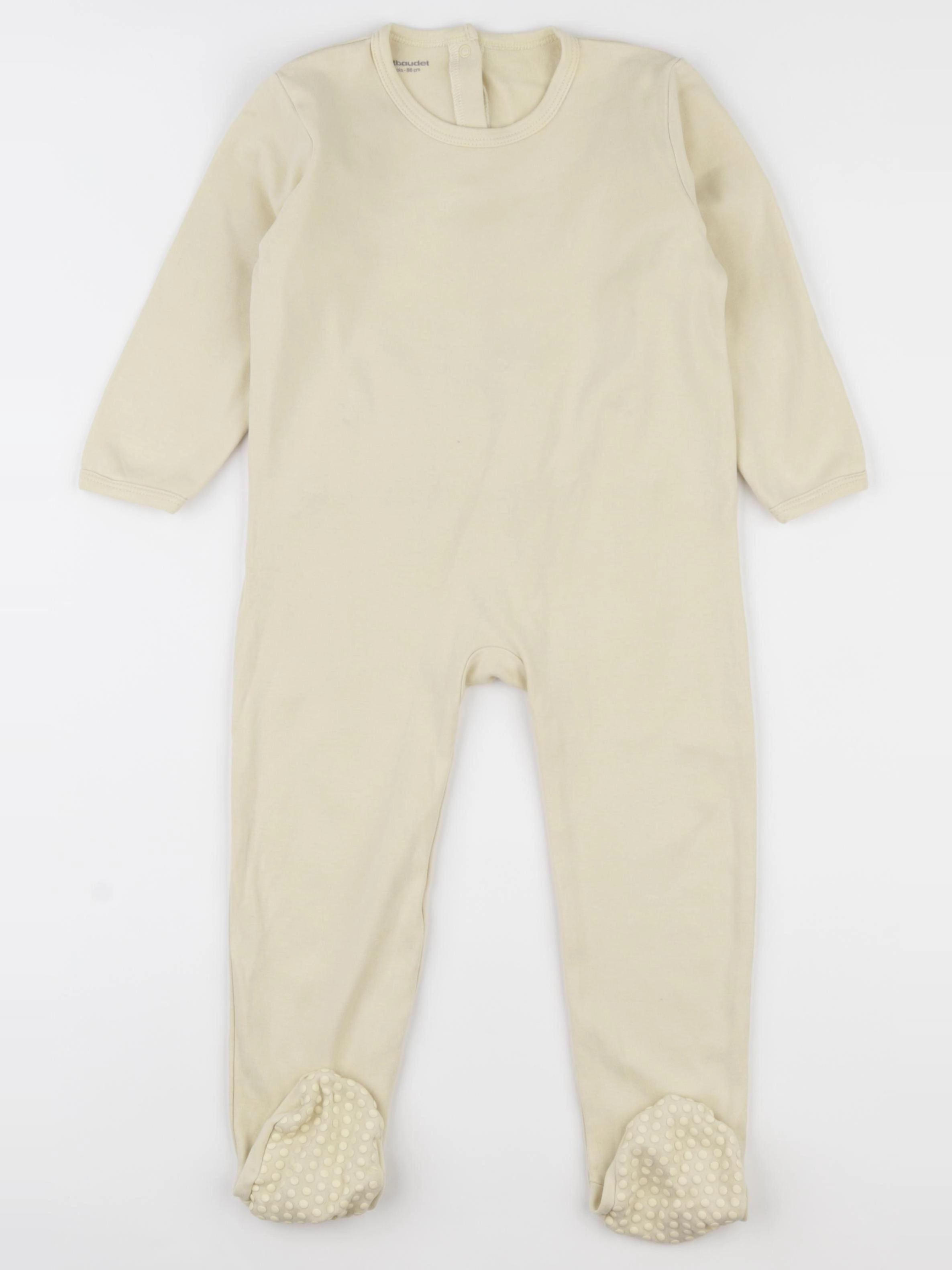 Vertbaudet - pyjama coton jaune - 24 mois