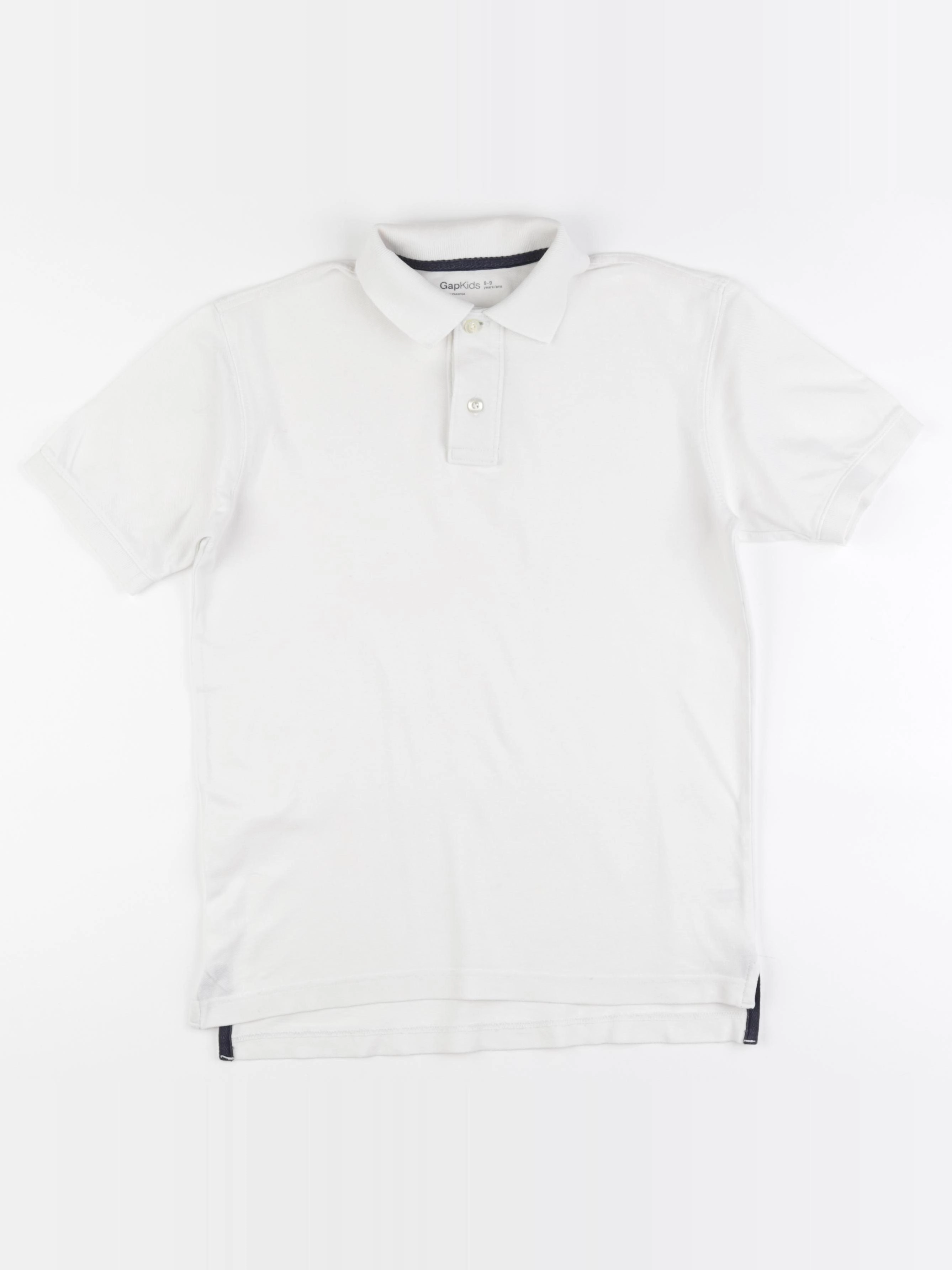 GAP - polo blanc - 8/9 ans