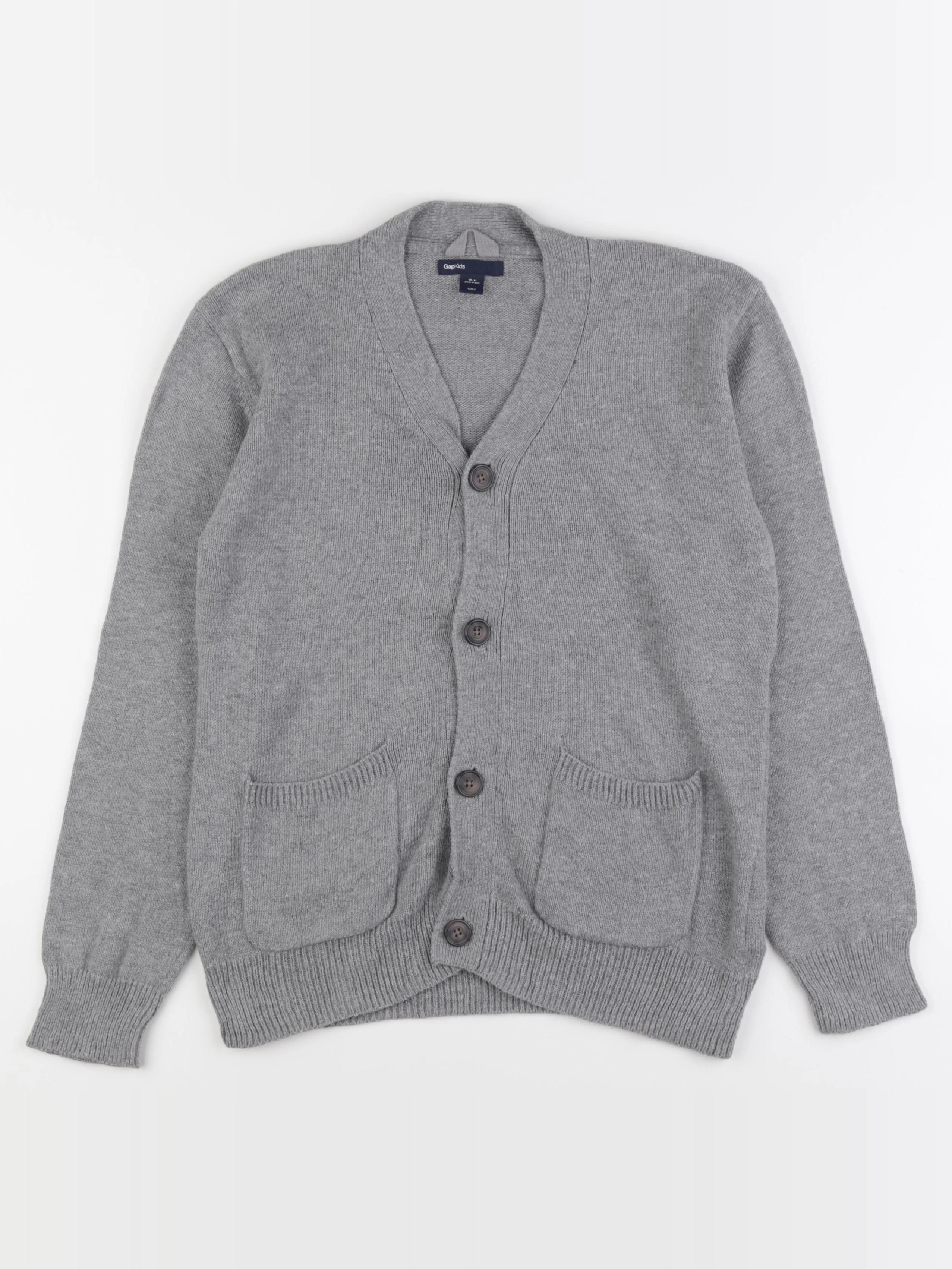GAP - pull gris - 10/11 ans