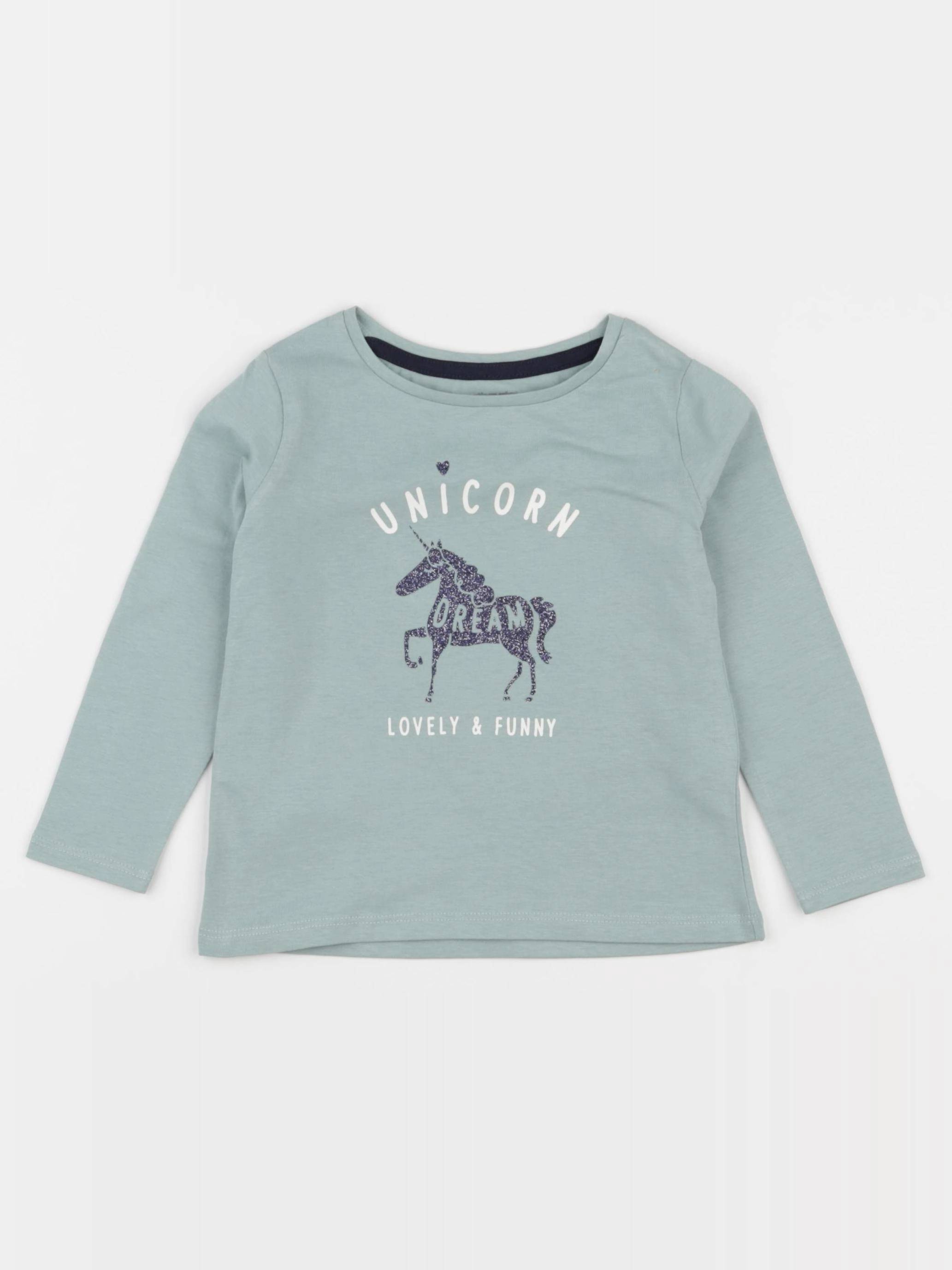 Vertbaudet - tee-shirt bleu - 2 ans