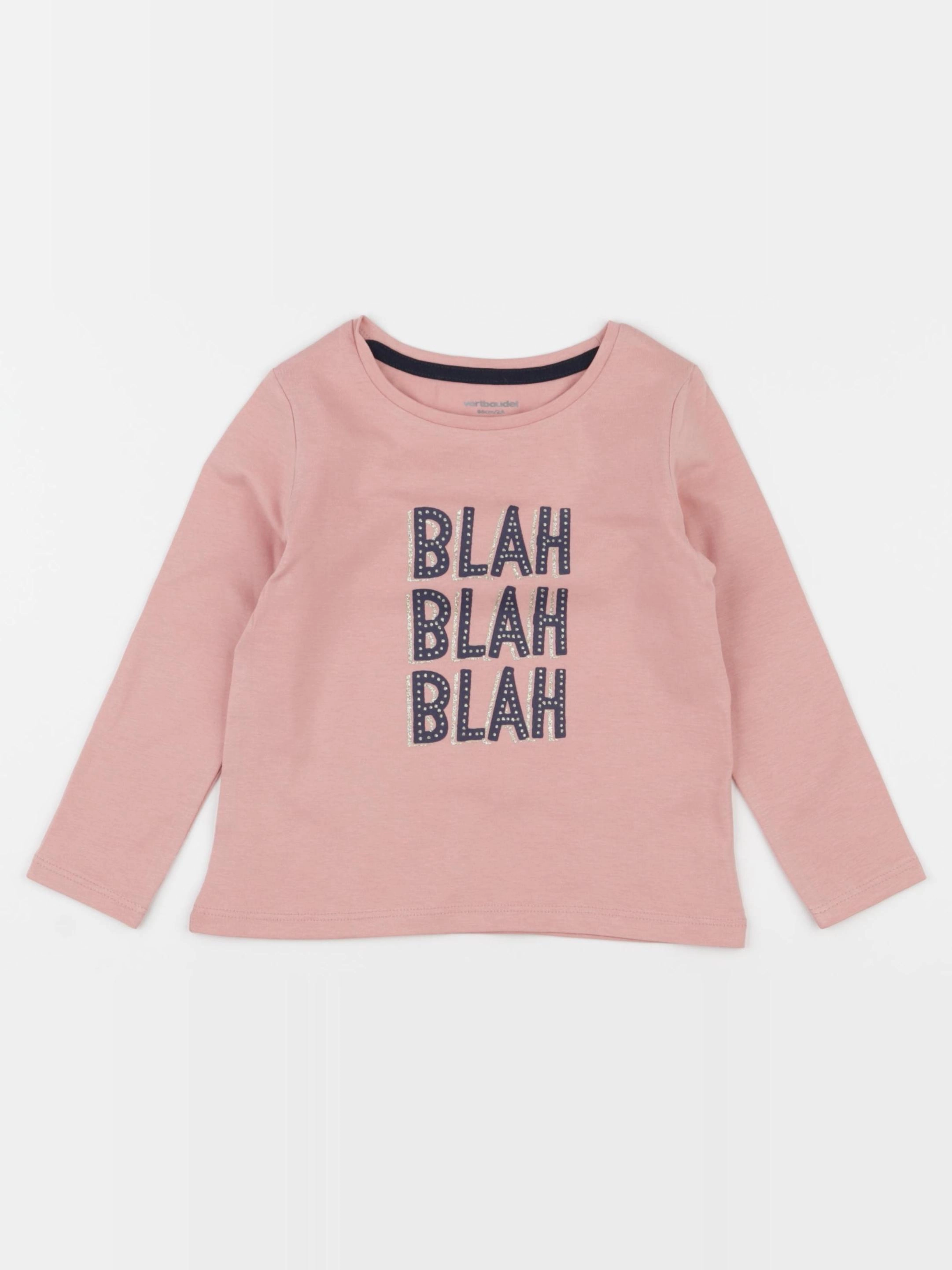 Vertbaudet - tee-shirt rose - 2 ans