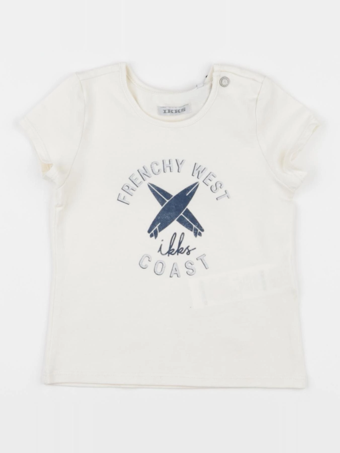 IKKS - tee-shirt beige - 12 mois