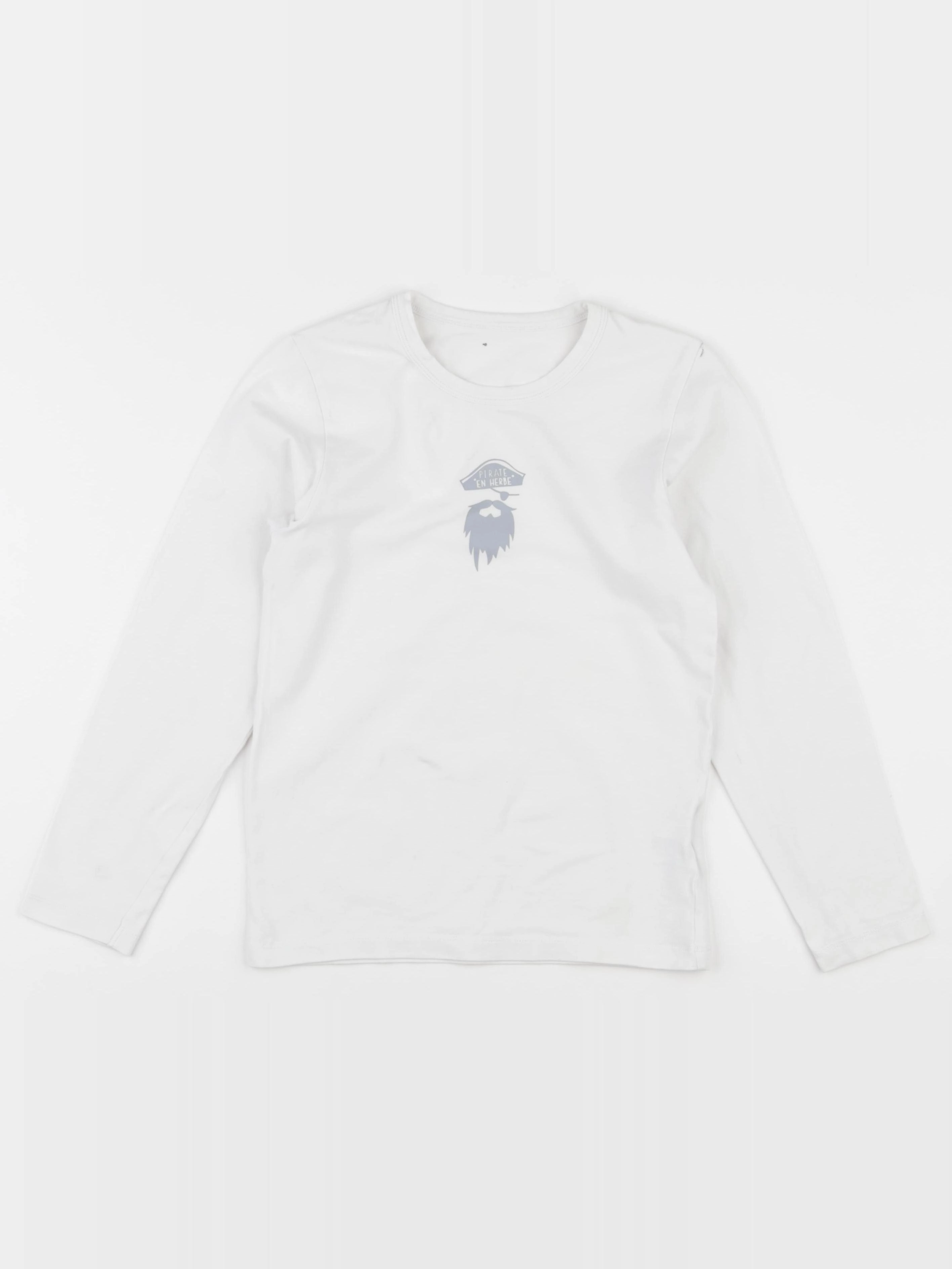 Vertbaudet - tee-shirt blanc - 10 ans