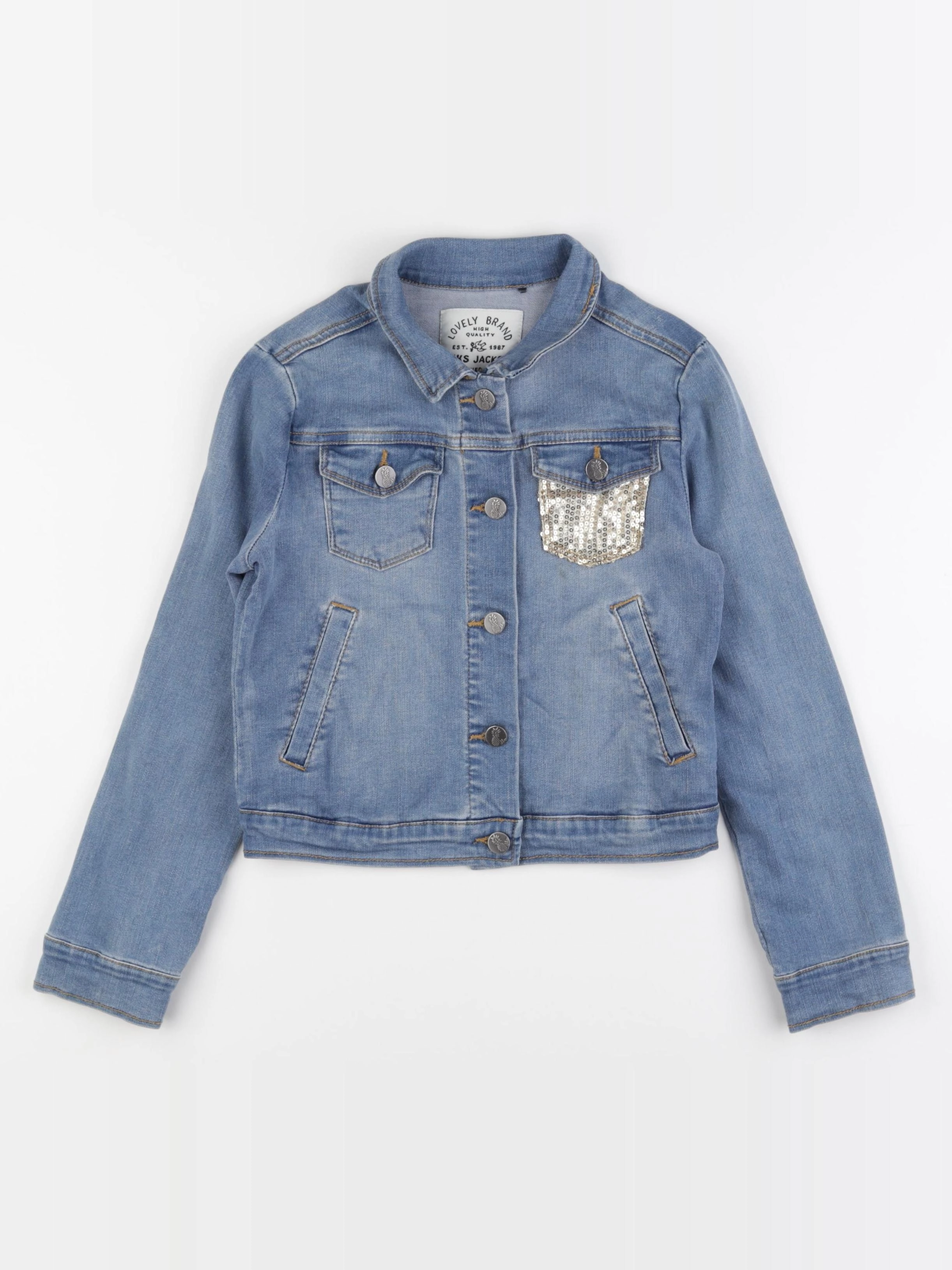 IKKS - veste bleu - 8 ans