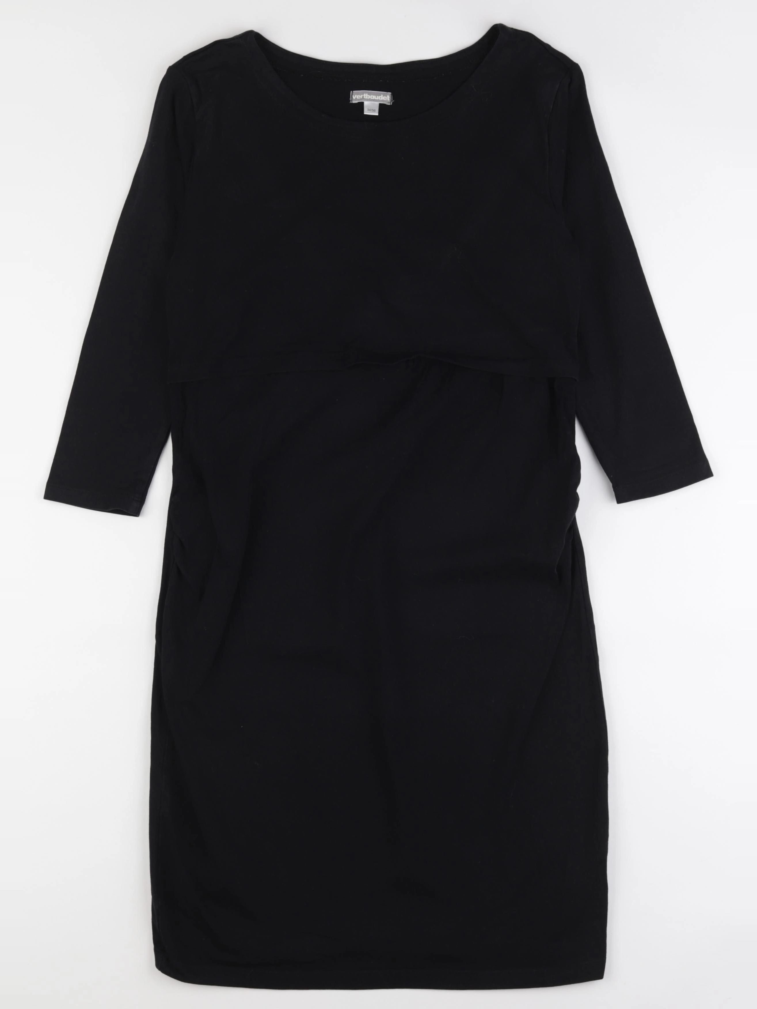 Vertbaudet - robe grossesse, allaitement noir - 34 à 36