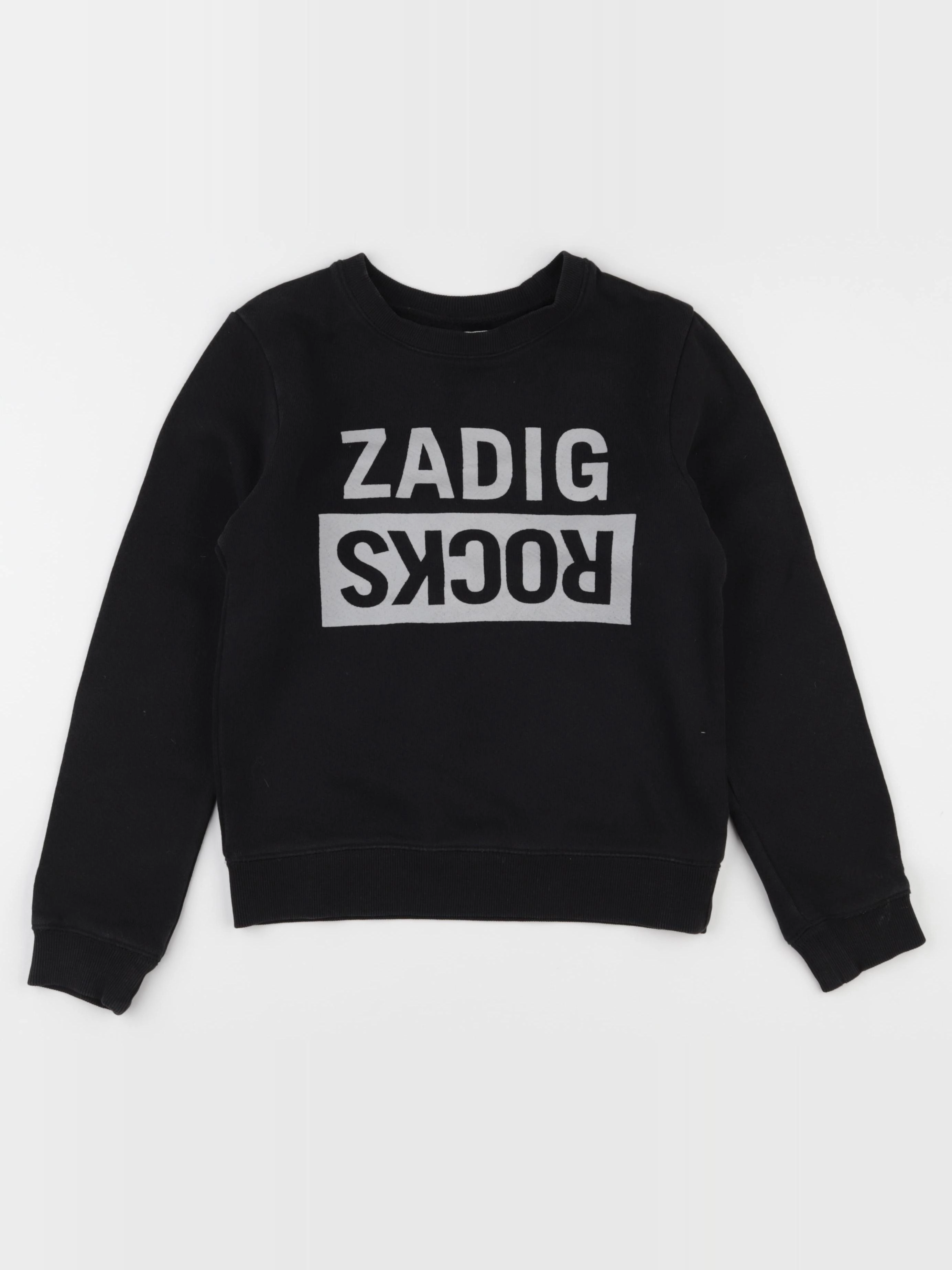 Zadig & Voltaire - sweat noir - 8 ans