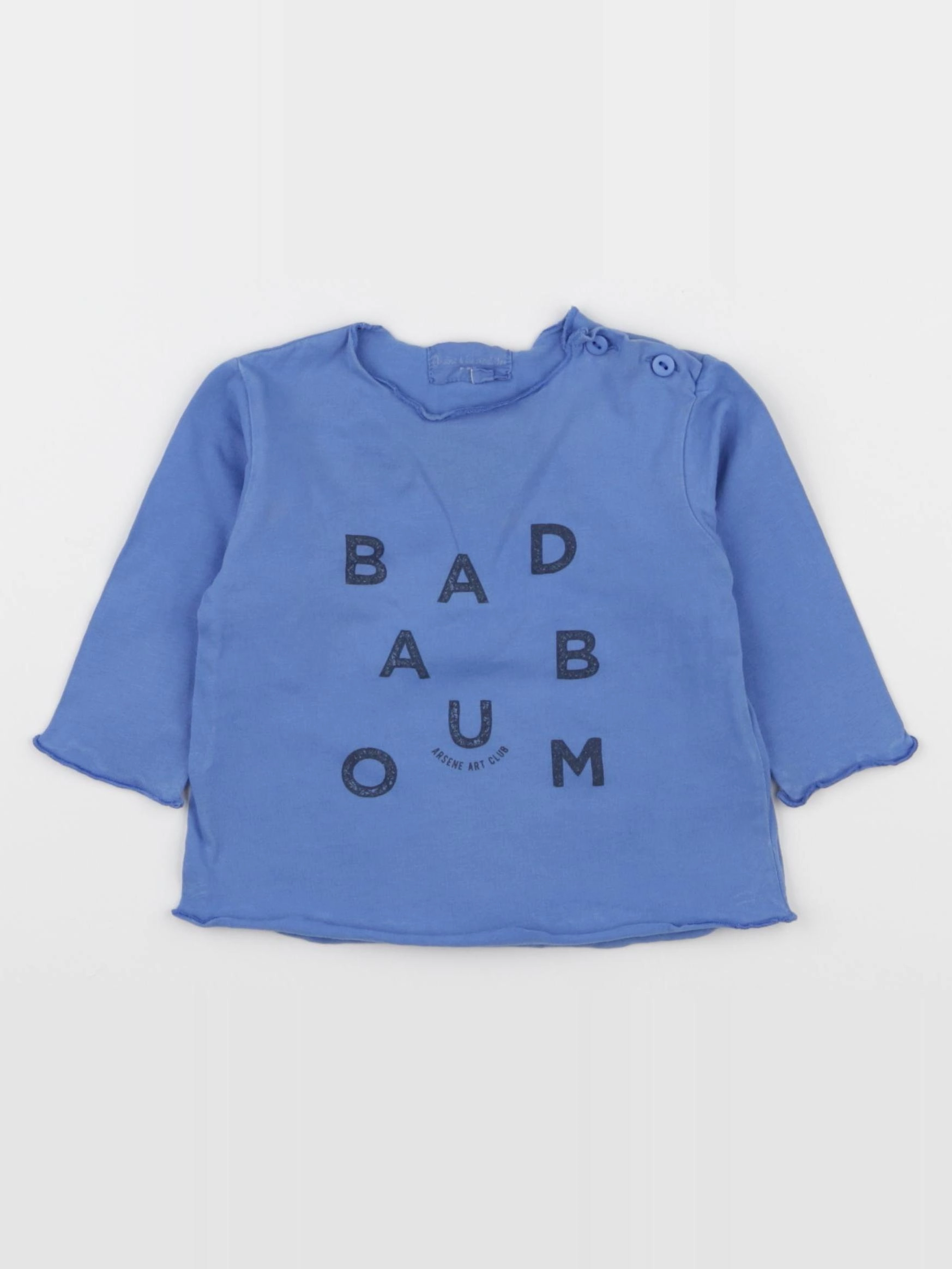 Arsène et les pipelettes - tee-shirt bleu - 6 mois
