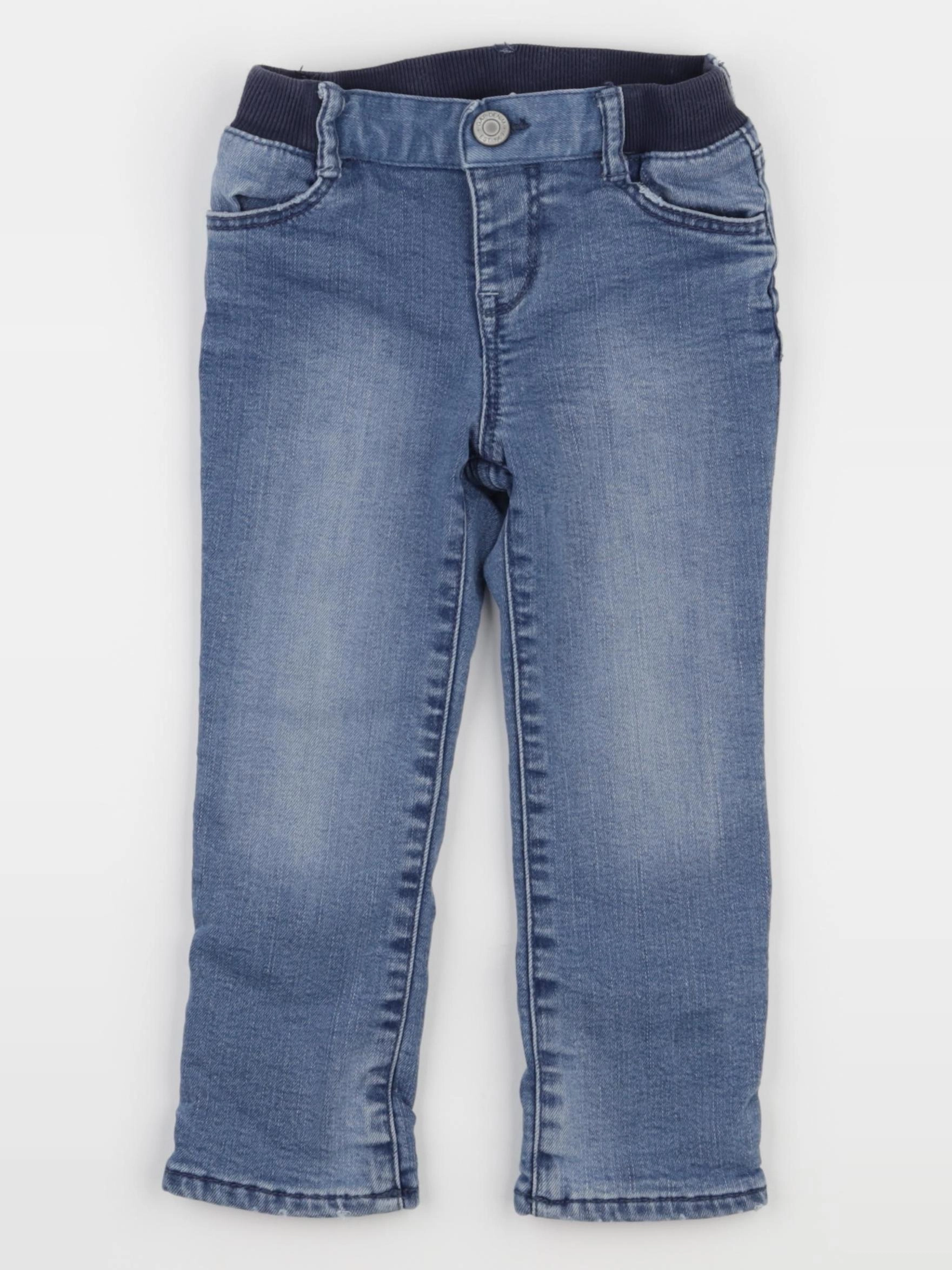 GAP - jean doublé bleu - 3 ans