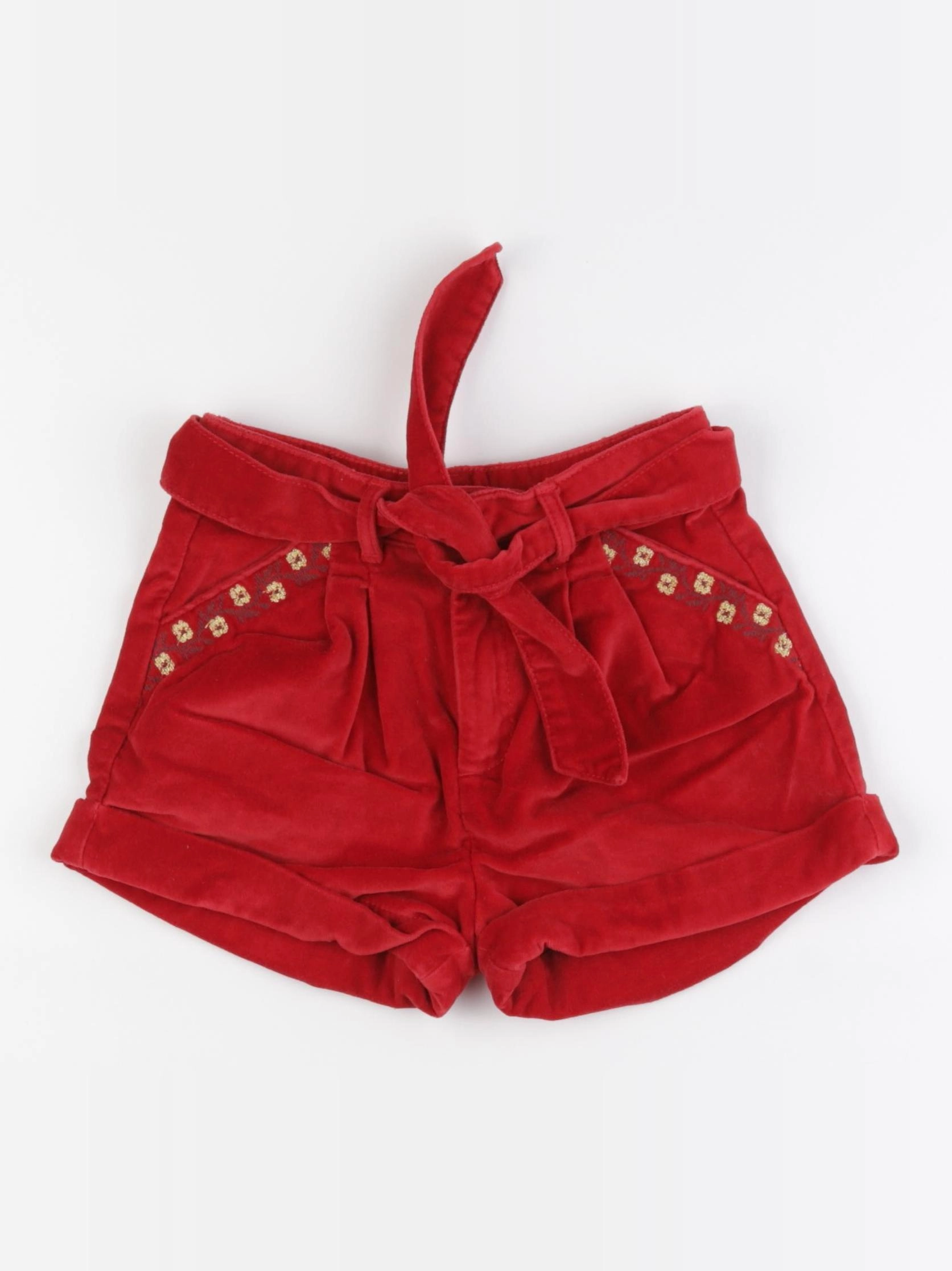 Vertbaudet - short rouge - 5 ans