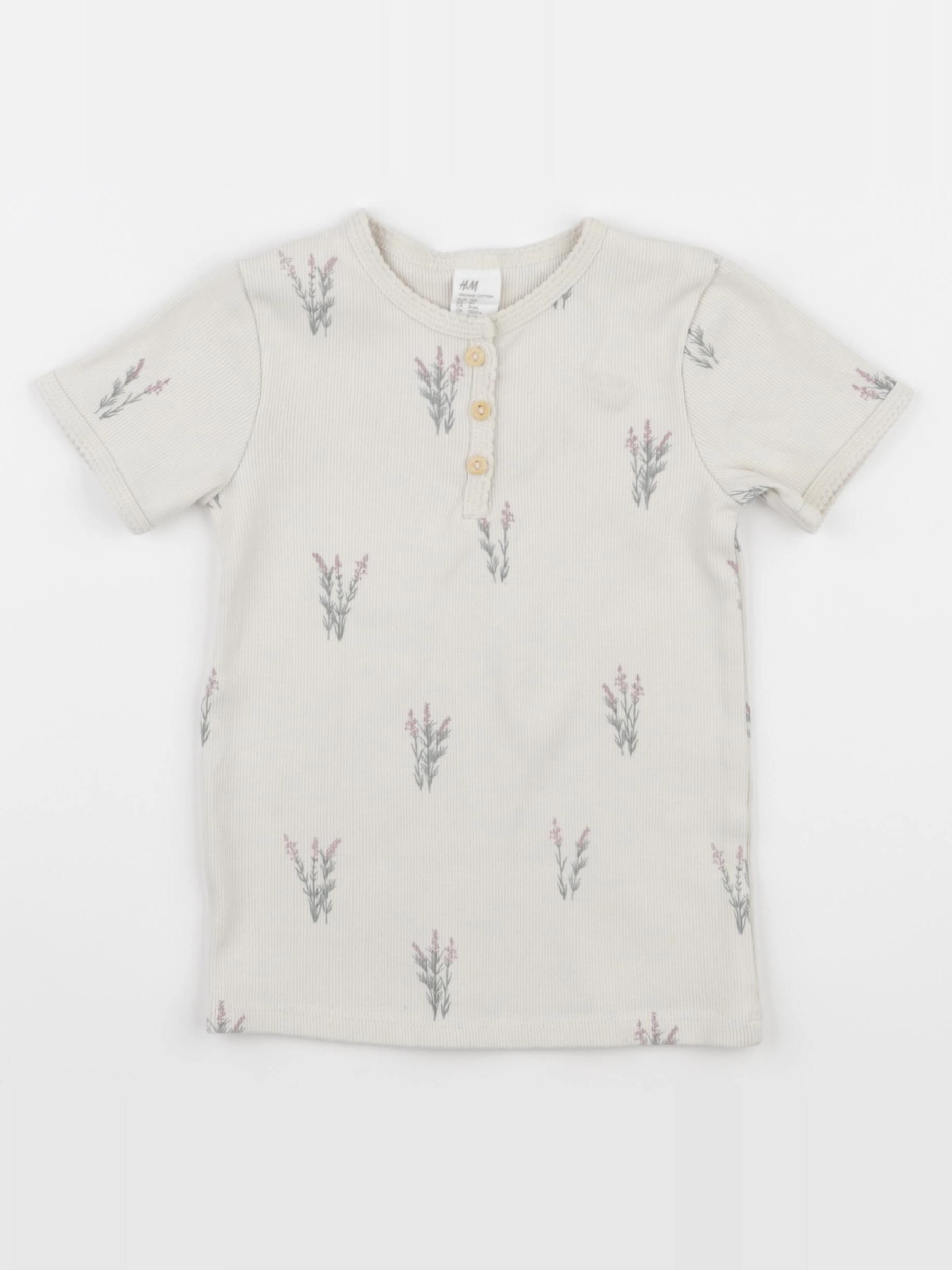H&M - tee-shirt multicolore - 3/4 ans