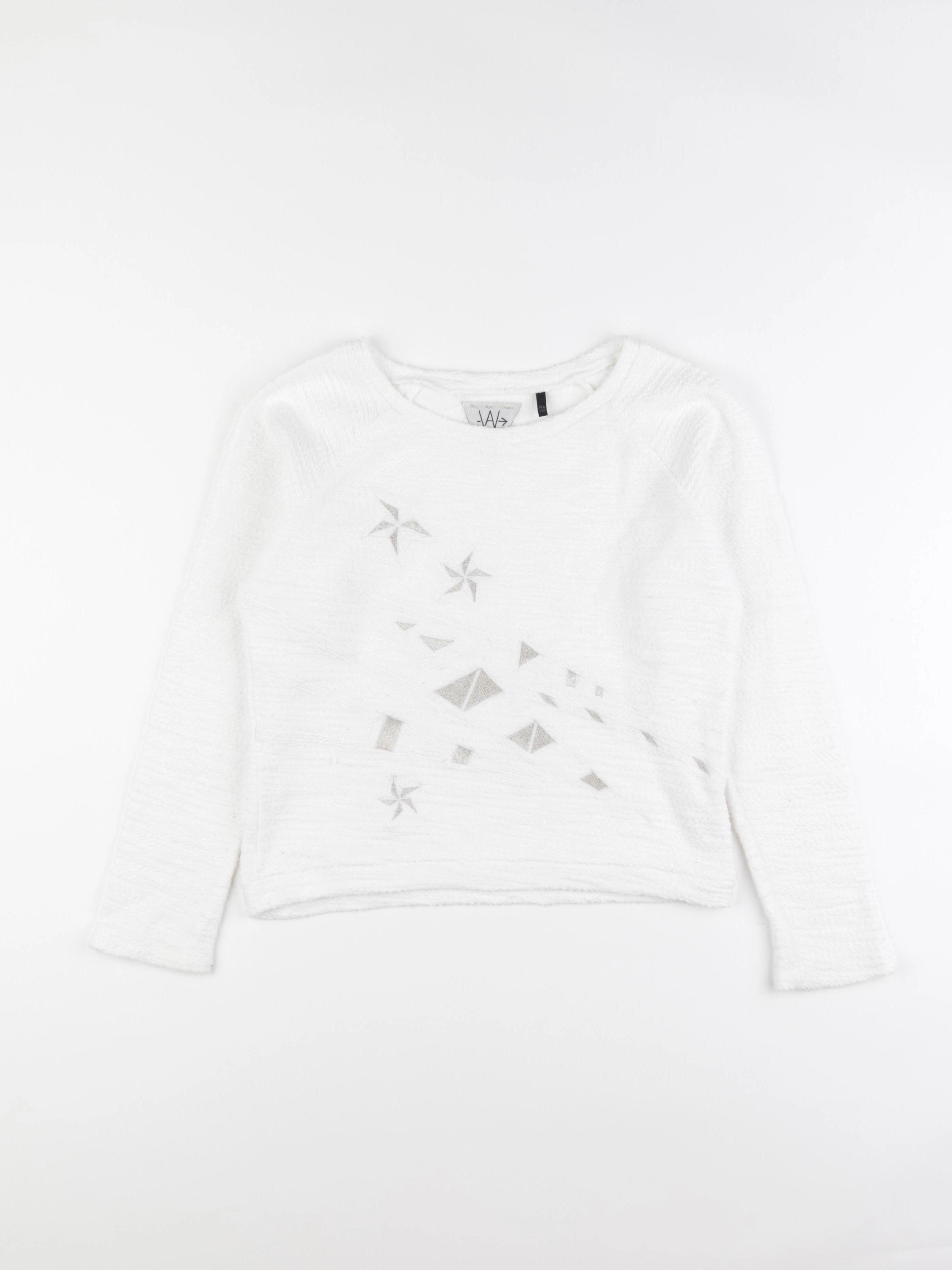 IKKS - sweat blanc - 10 ans