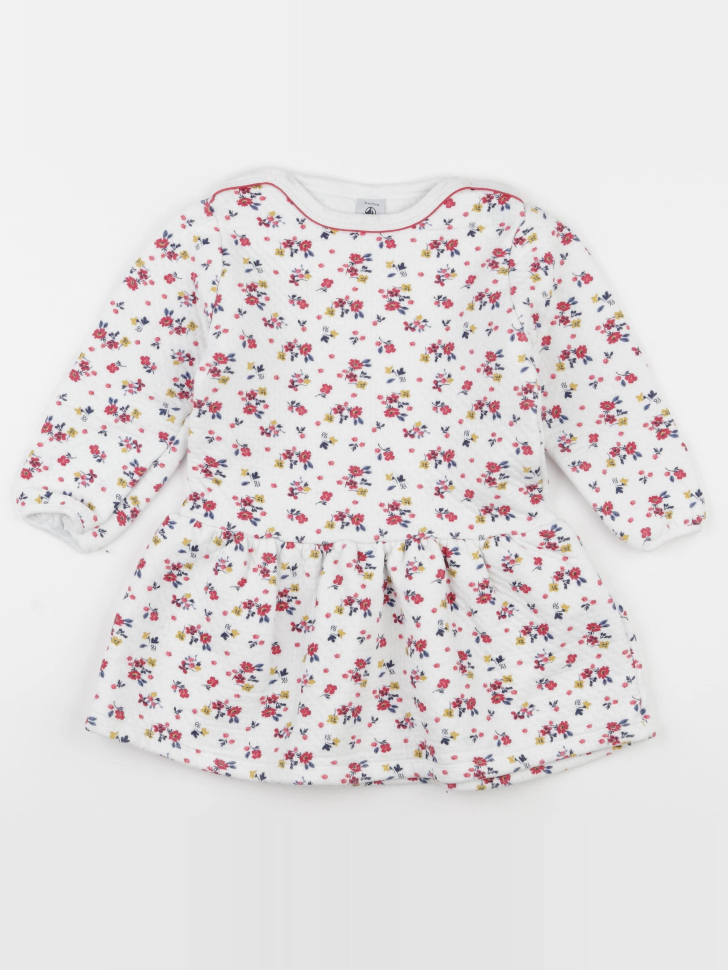 Petit Bateau - robe multicolore - 36 mois