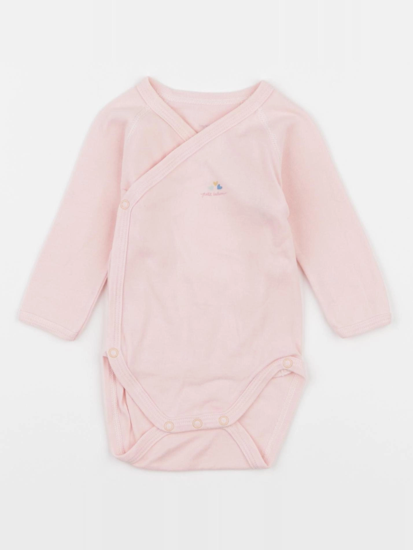 Petit Bateau - body rose - 3 mois