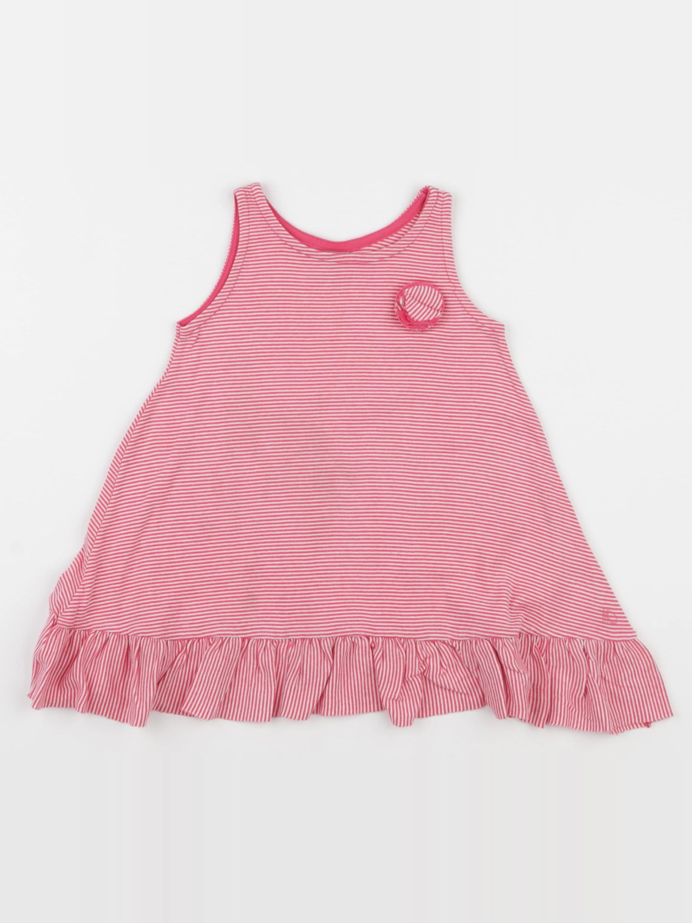Petit Bateau - robe rose - 24 mois