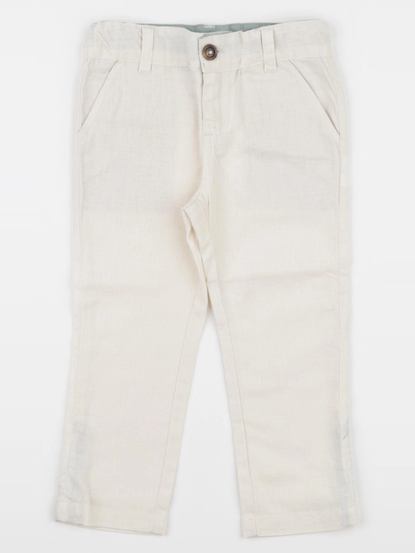 Vertbaudet - pantalon beige - 2 ans