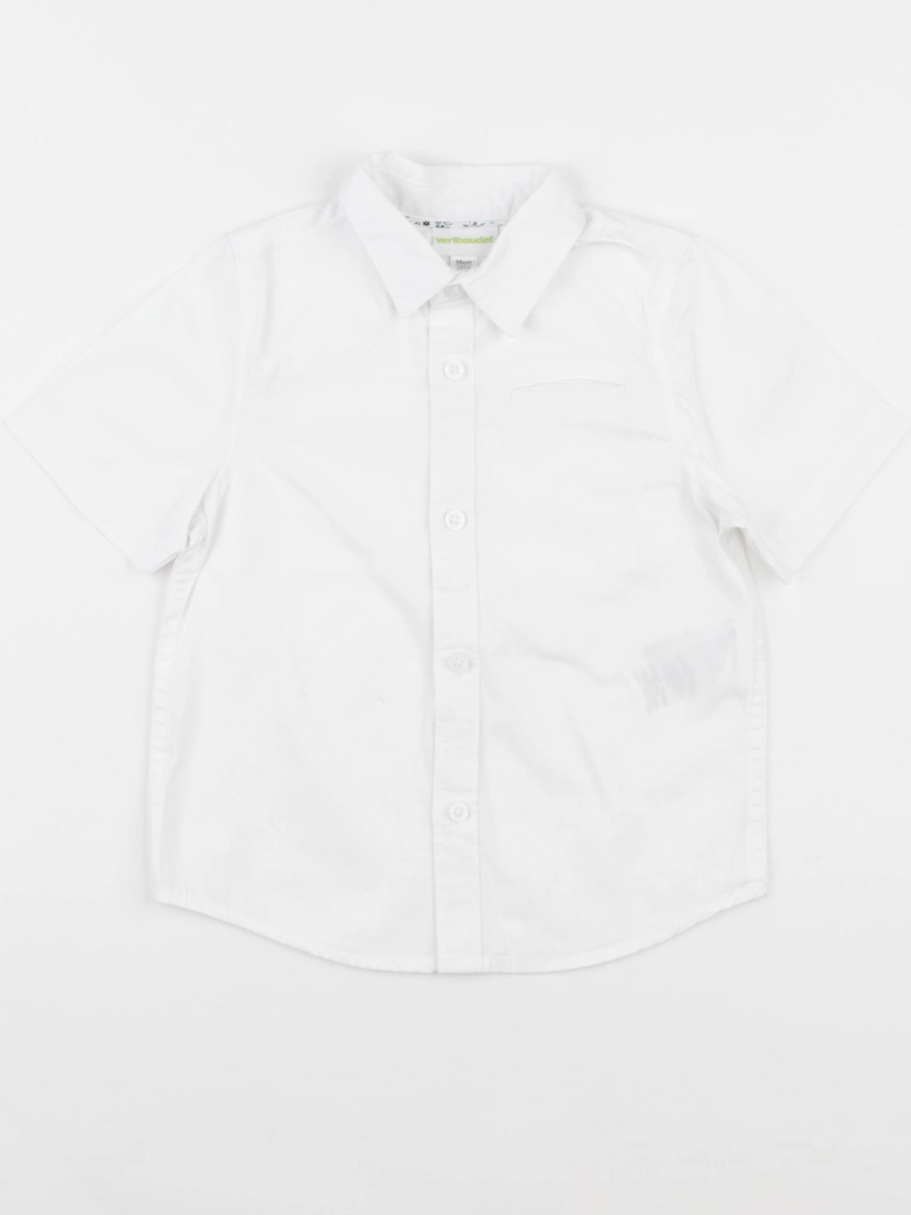 Vertbaudet - chemise blanc - 2 ans