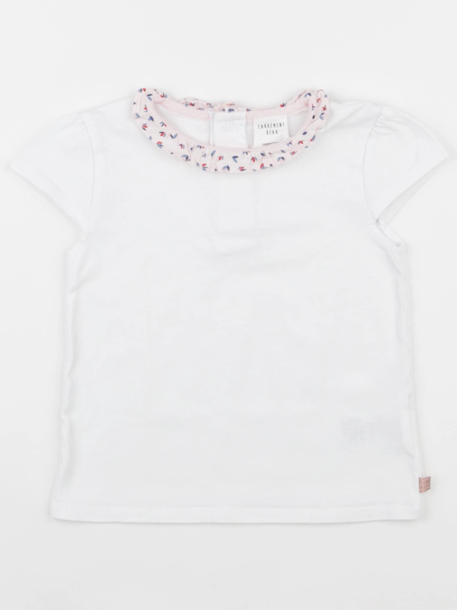 Carrément Beau - tee-shirt blanc - 3 ans